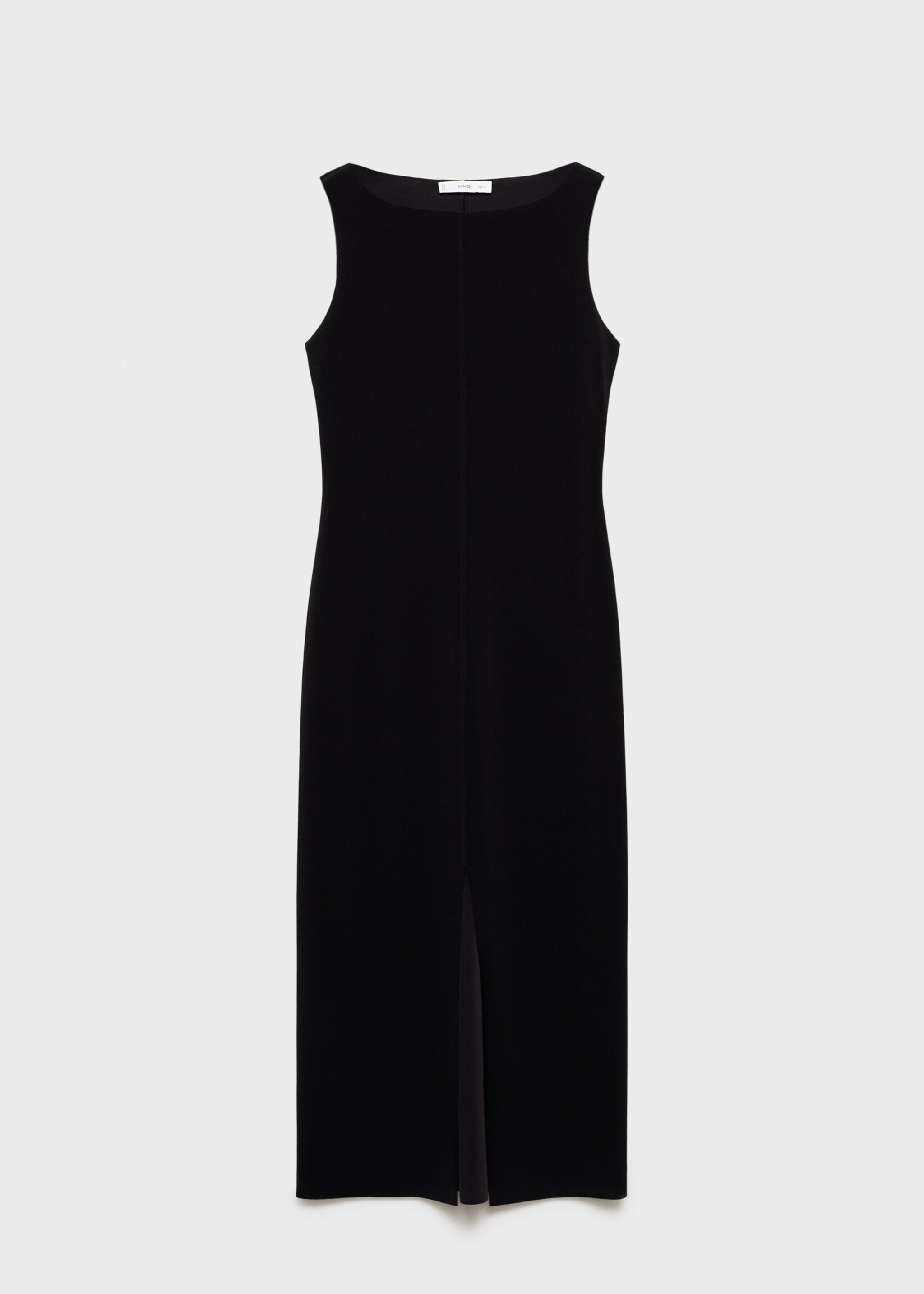 Boat-neck knitted dress - Article without model