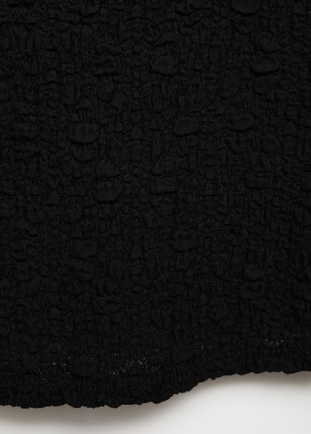 Textured cotton-blend t-shirt