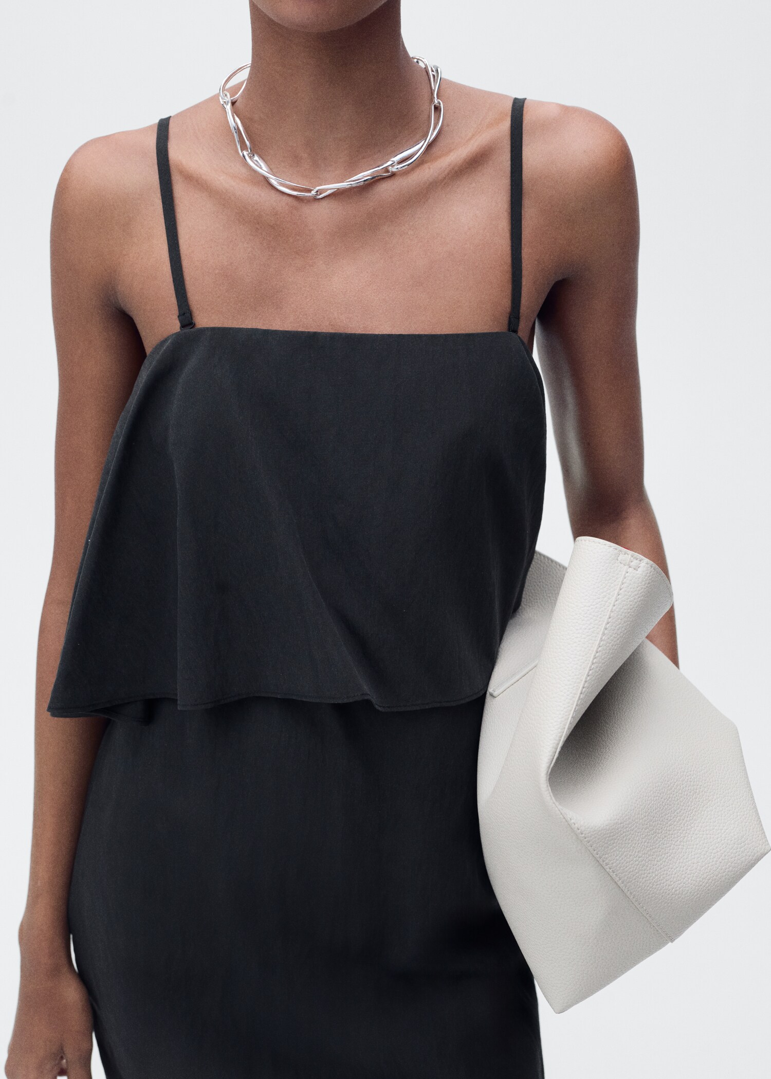 Lyocell dress with ruffles - Details of the article 6