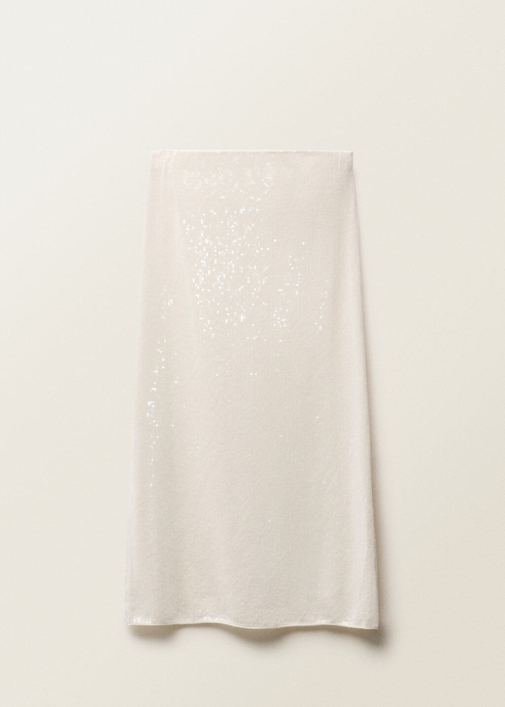 Knitted pencil skirt with sequins - image 5