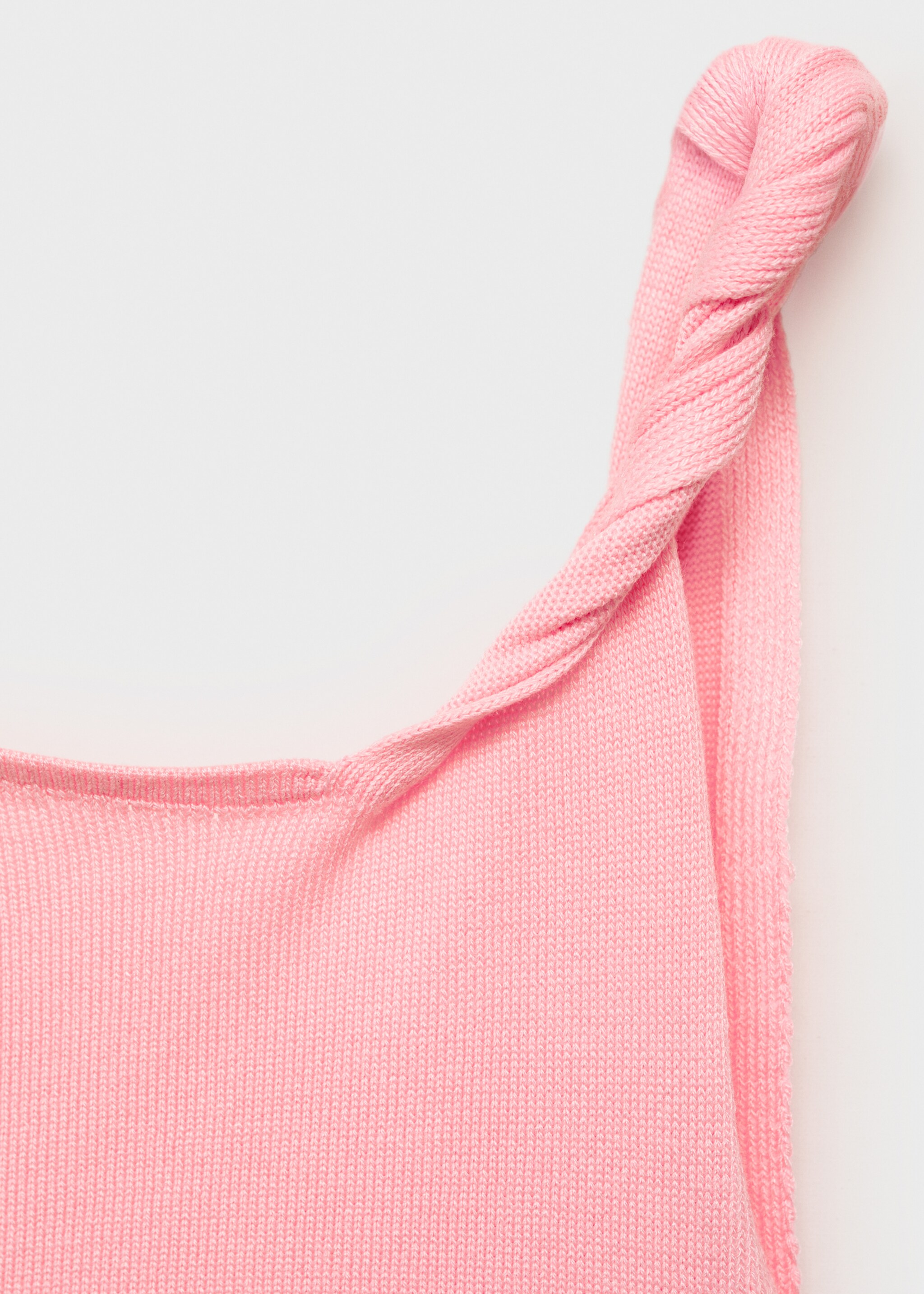 Asymmetrical fine knit top - Details of the article 0