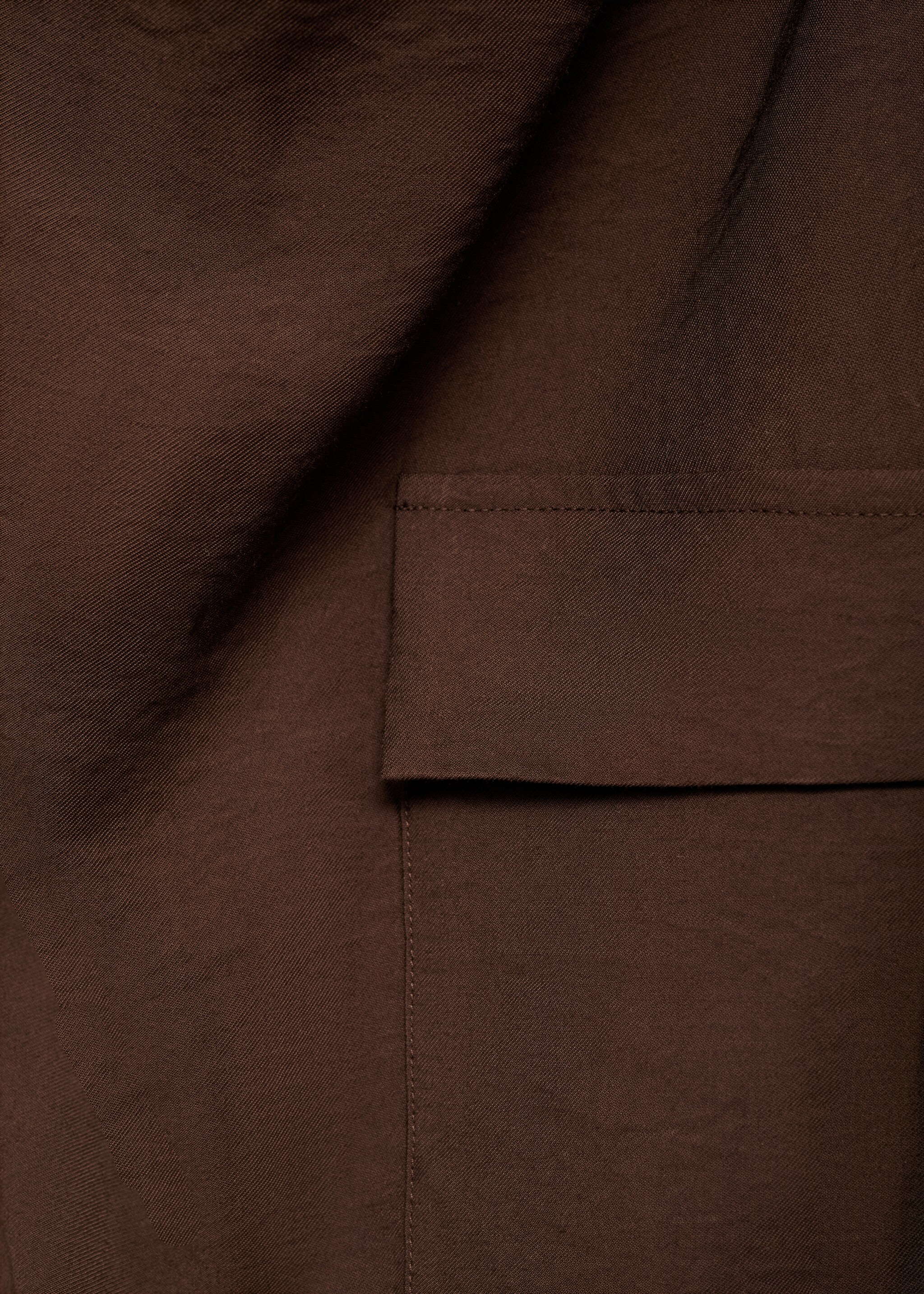 Draped neck blouse with belt - Details of the article 8