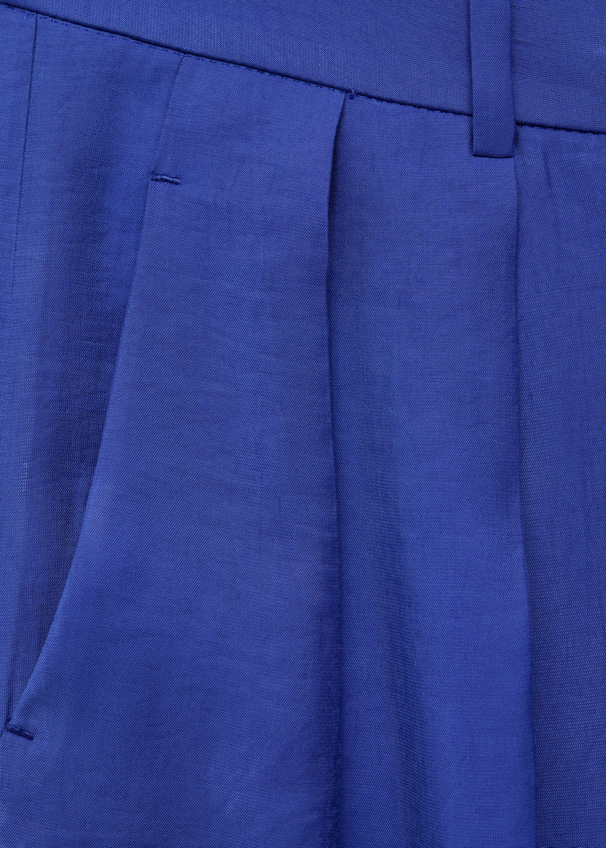 Pleated wideleg suit trousers - Details of the article 8
