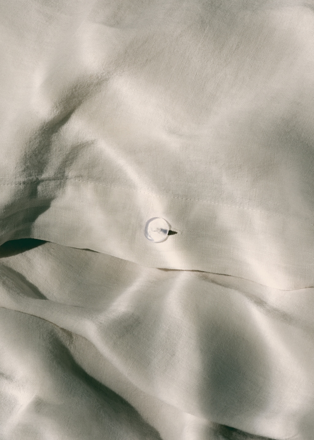 Washed linen duvet cover for / cm bed