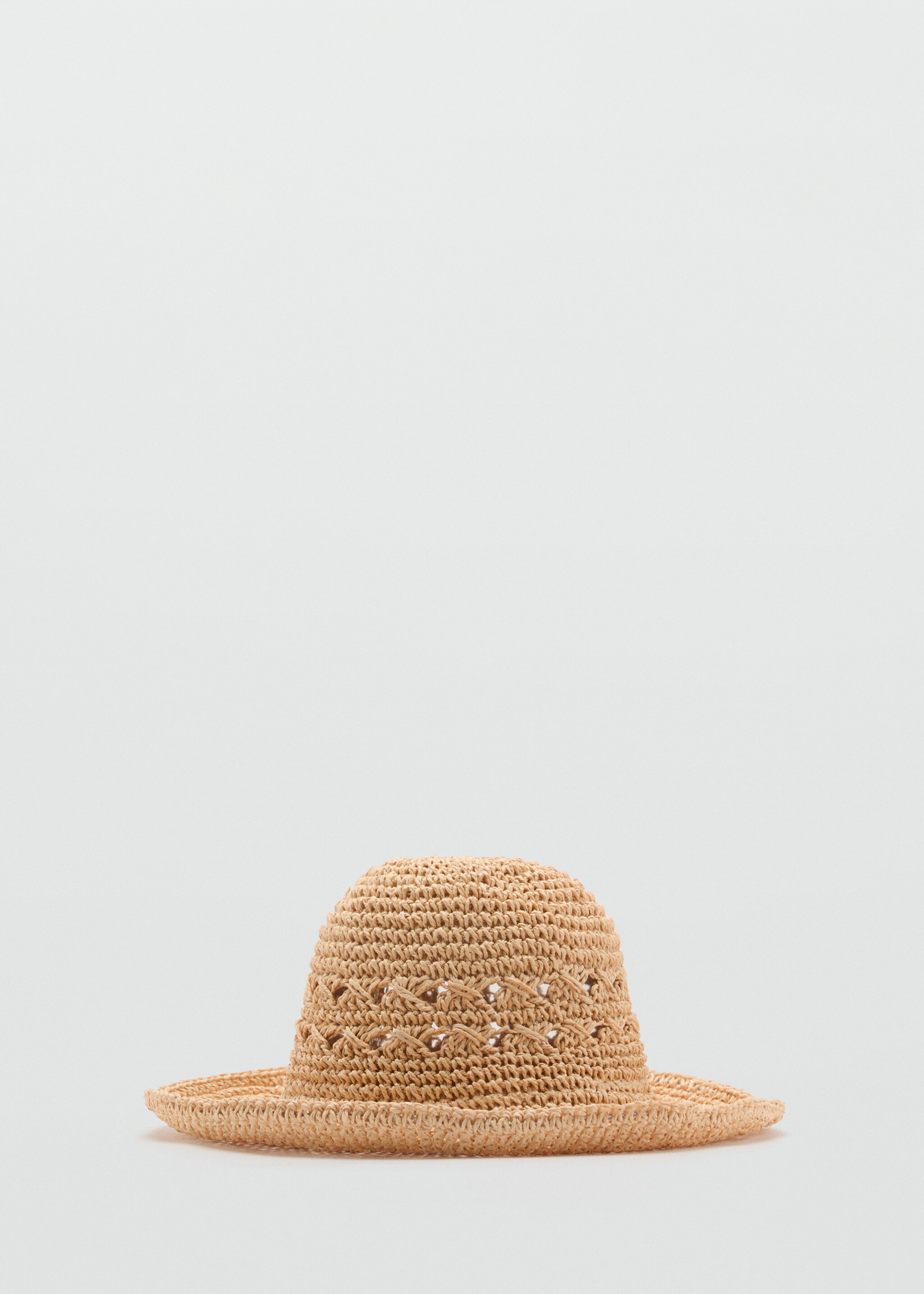 Sombrero fibra natural detalles calados - Artículo sin modelo