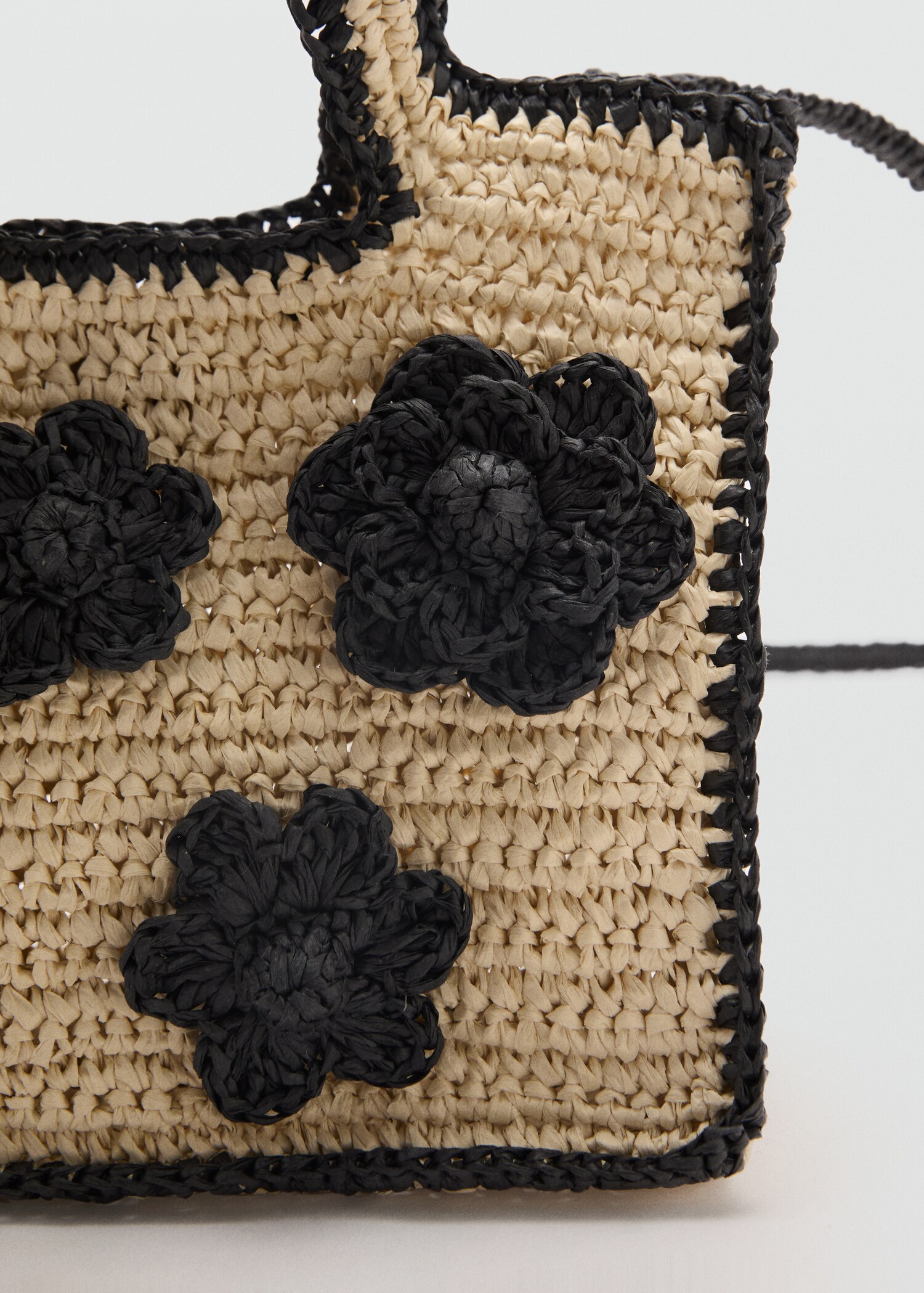 Sac fleurs effet raphia - Détail de l'article 1
