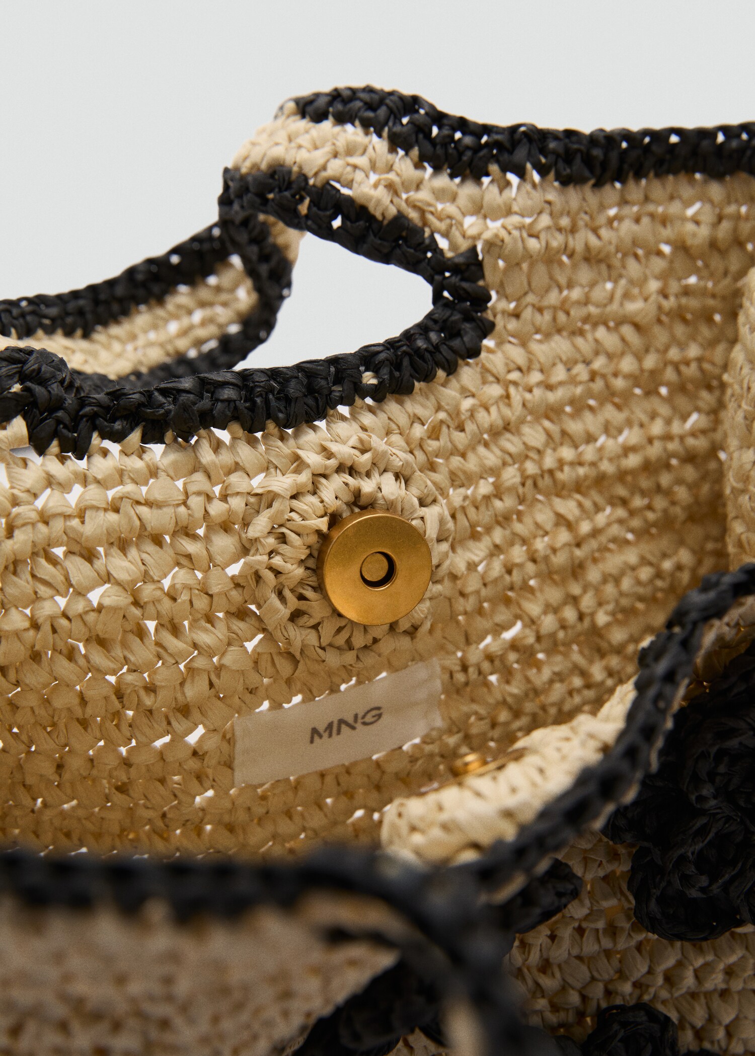 Sac fleurs effet raphia - Détail de l'article 2