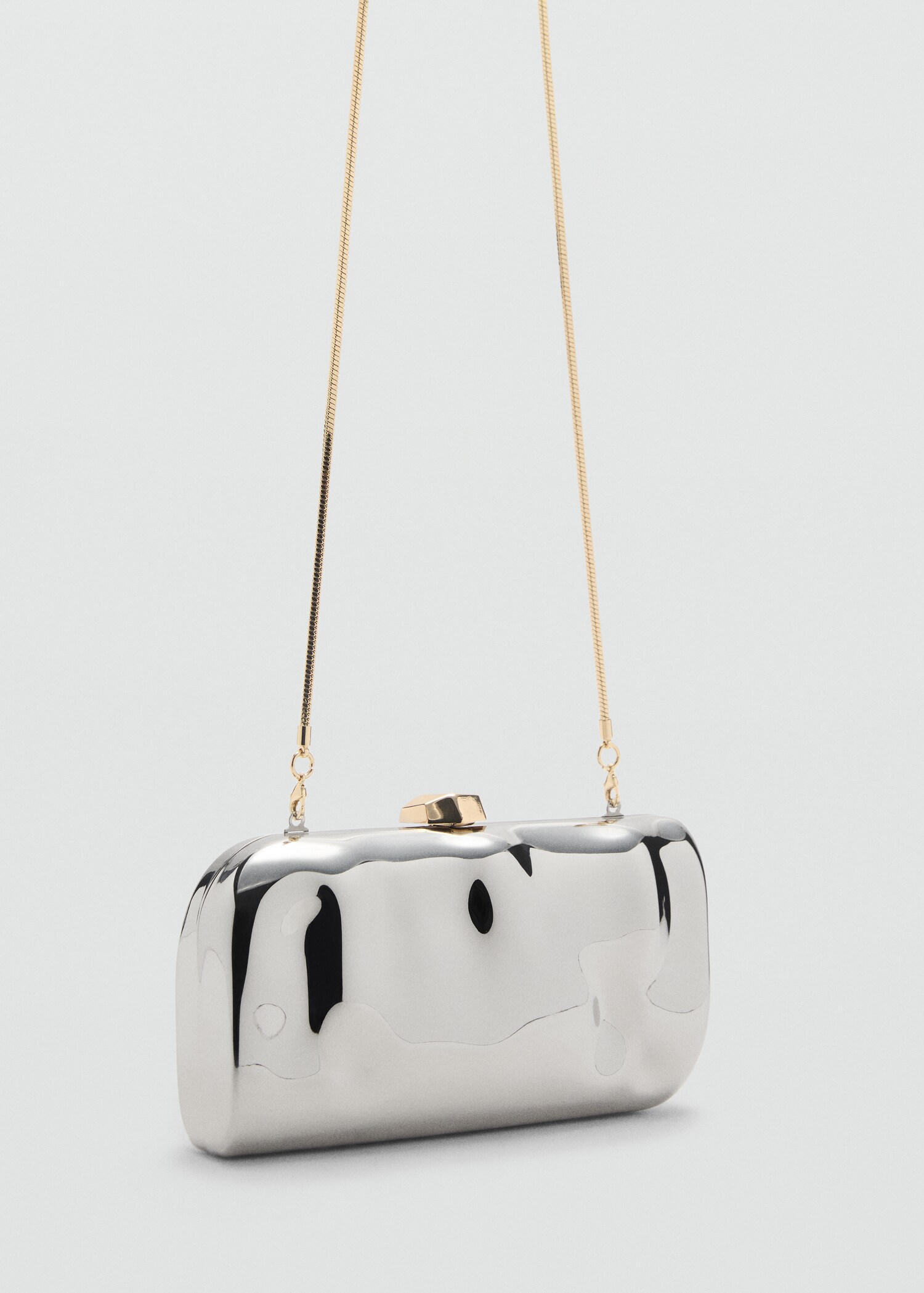 Chain clutch bag - Medium plane