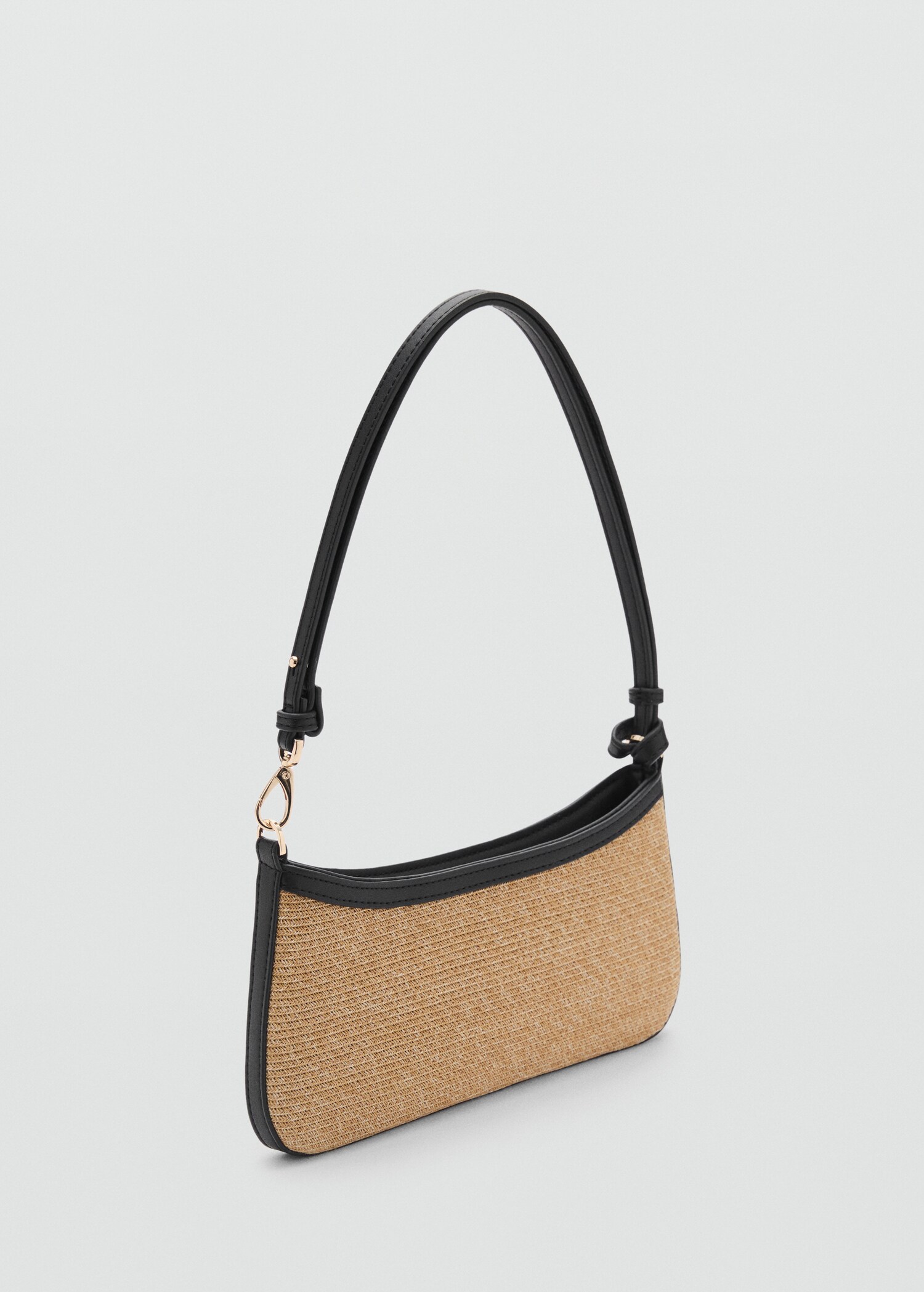 Sac porté épaule fibre naturelle - Plan moyen