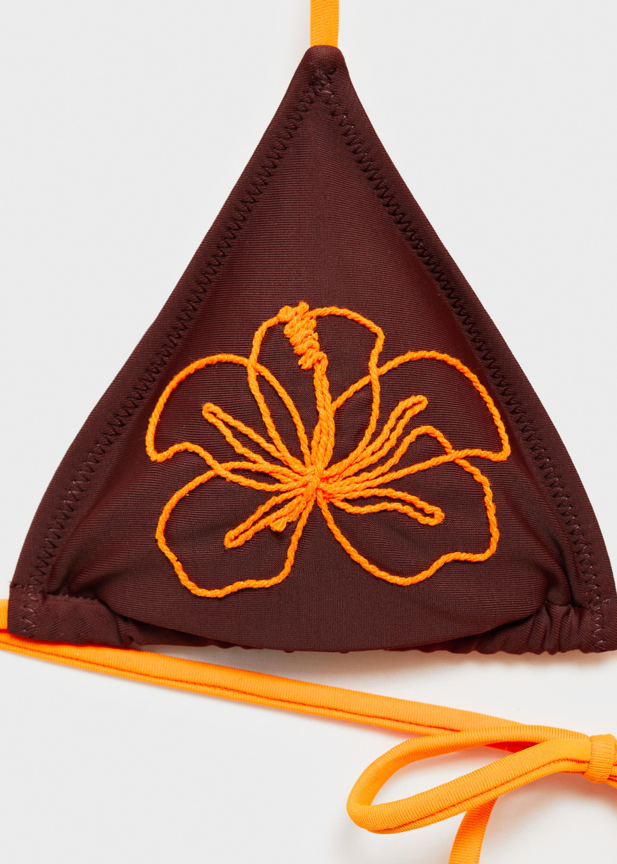 Top bikini flor bordada - Detalle del artículo 0
