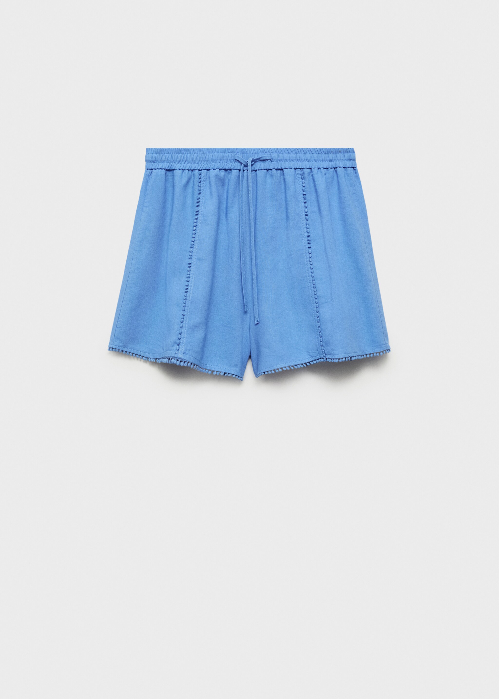 Linen shorts with drawstring - Article without model