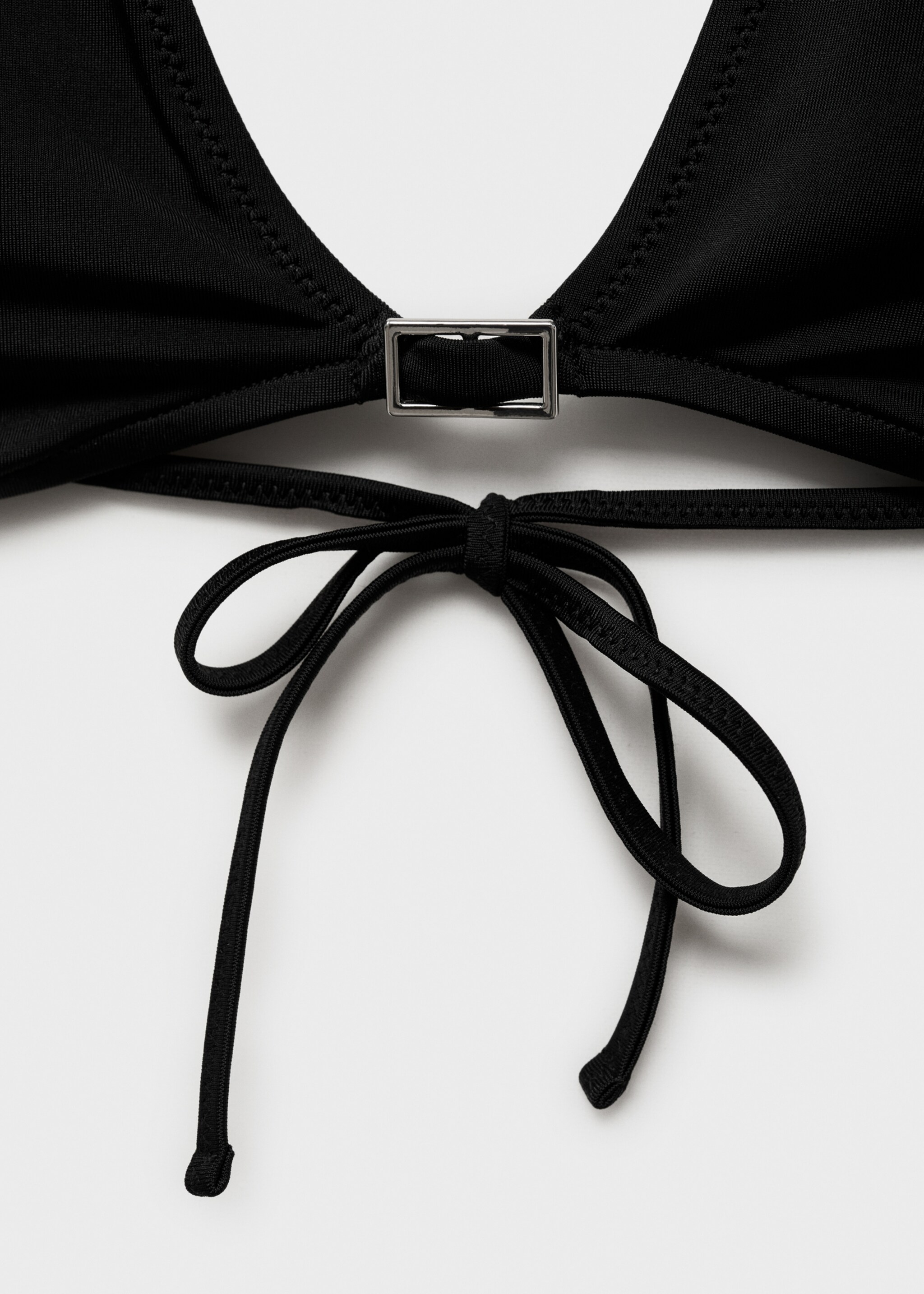 Halter bikini top with buckle detail - Details of the article 8