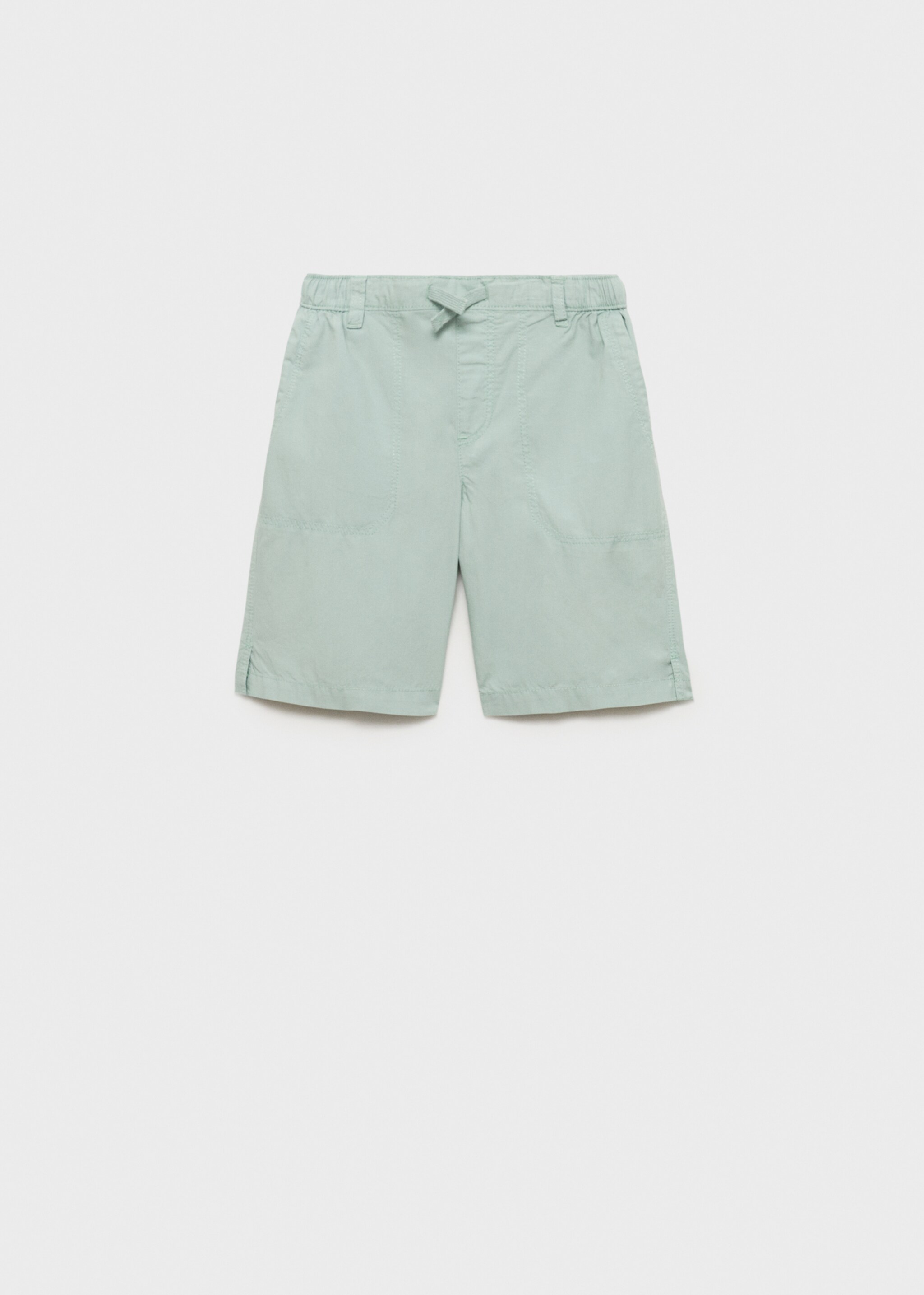 Elastic waist Bermuda shorts - Article without model