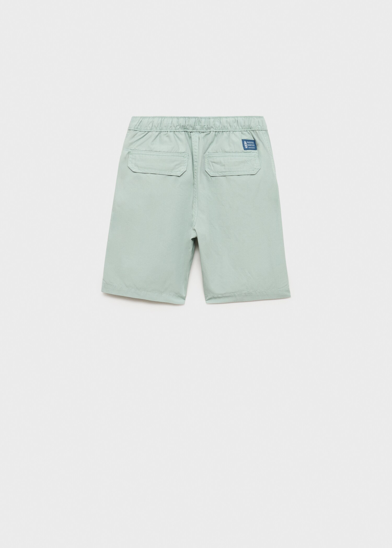 Elastic waist Bermuda shorts - Reverse of the article