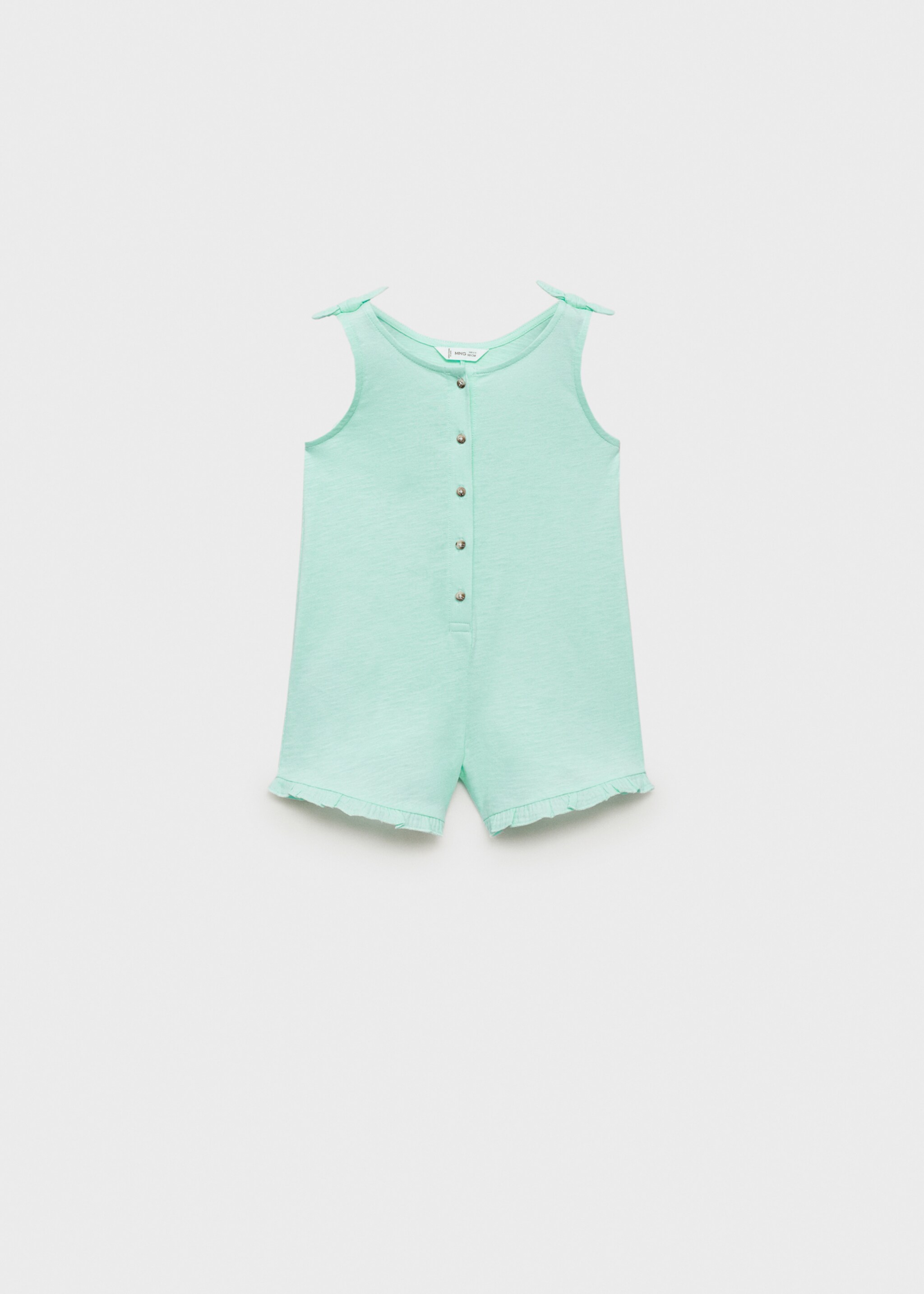 Short jumpsuit with bow detail - Article without model