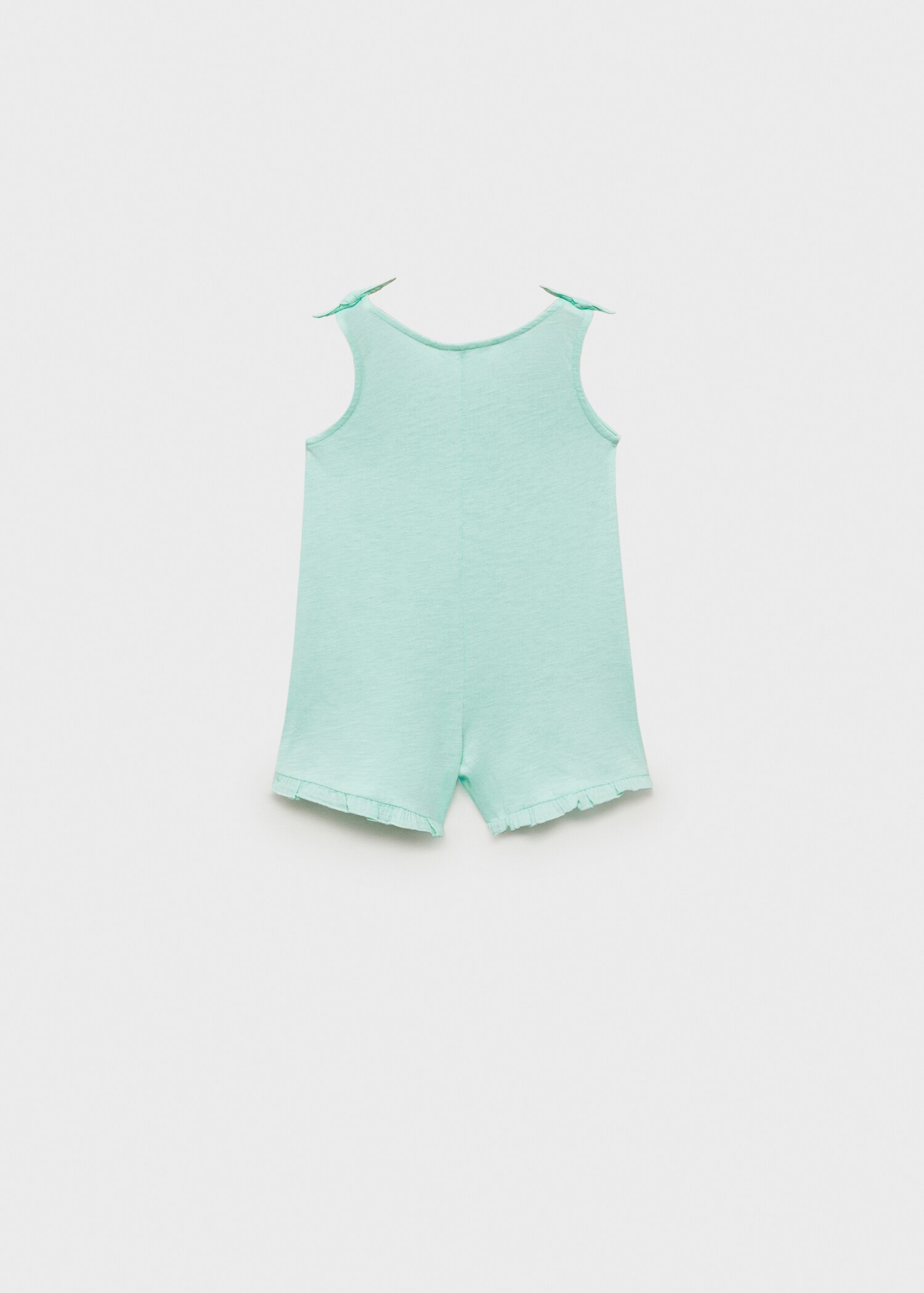 Short jumpsuit with bow detail - Reverse of the article