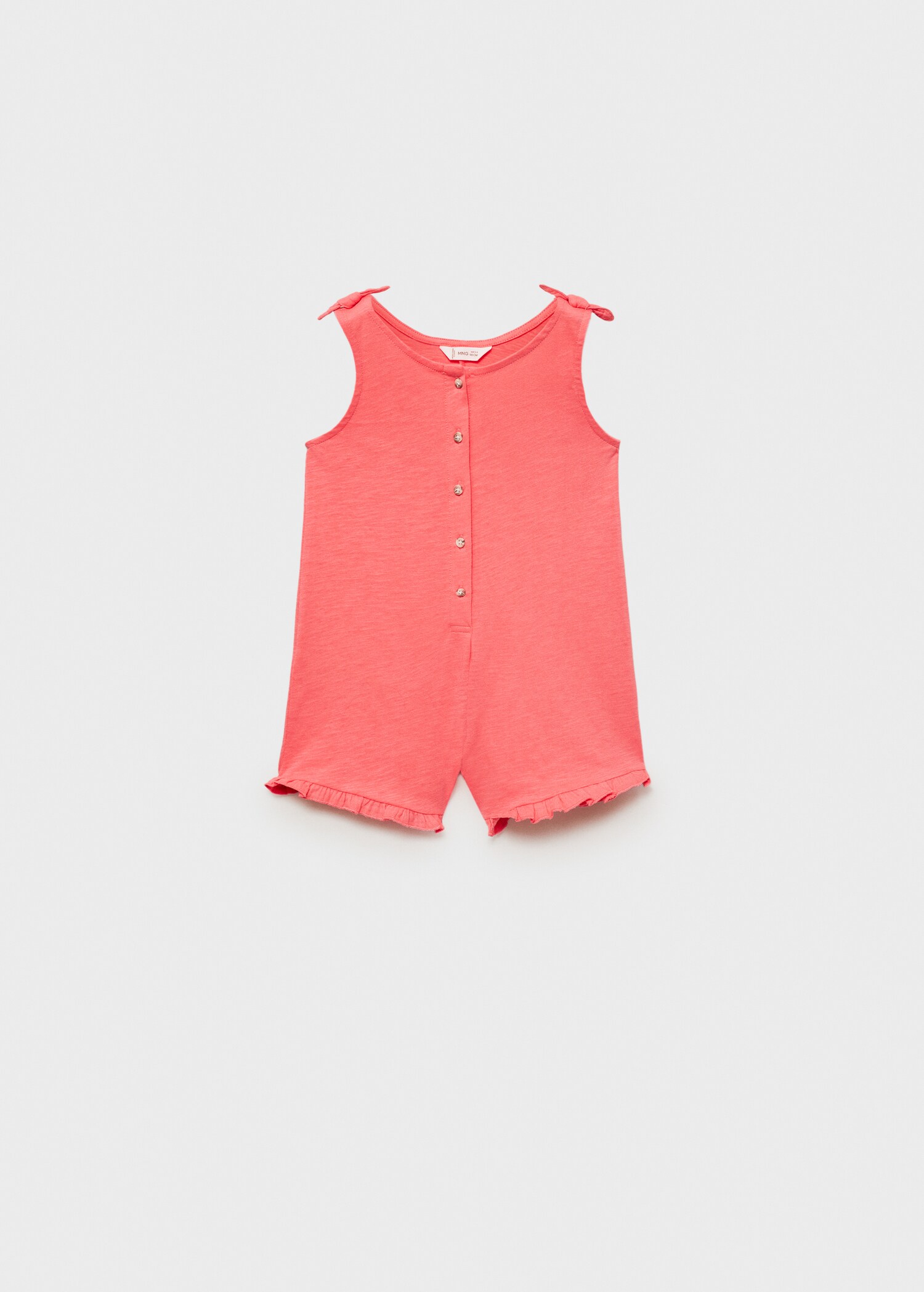 Short jumpsuit with bow detail - Article without model