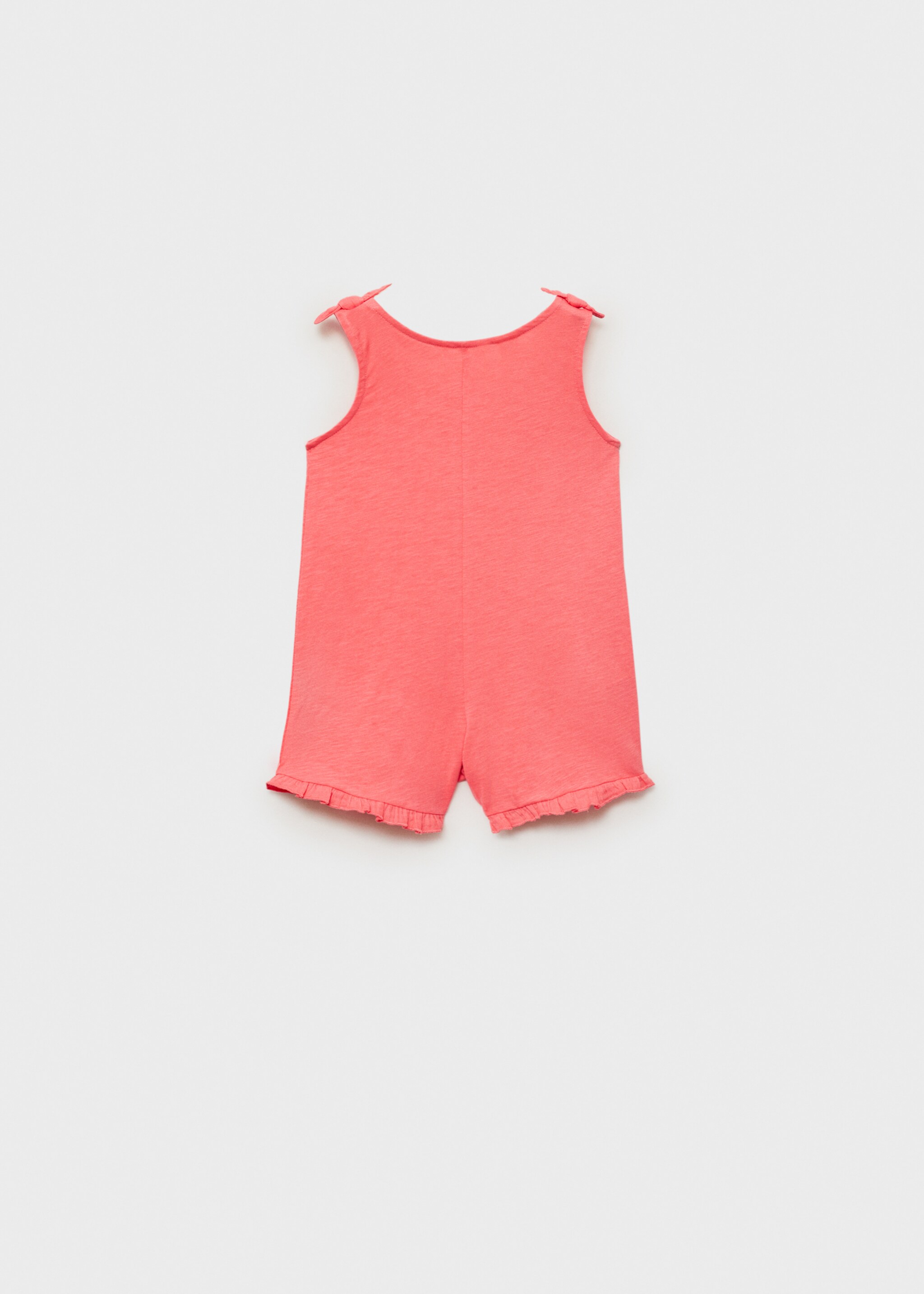 Short jumpsuit with bow detail - Reverse of the article
