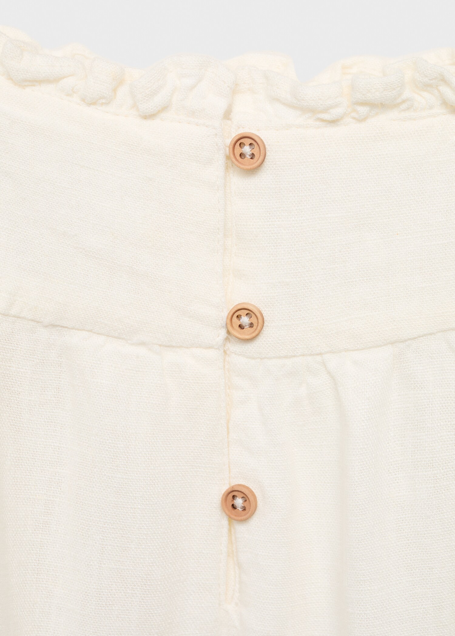 Ruffled linen dress - Details of the article 8