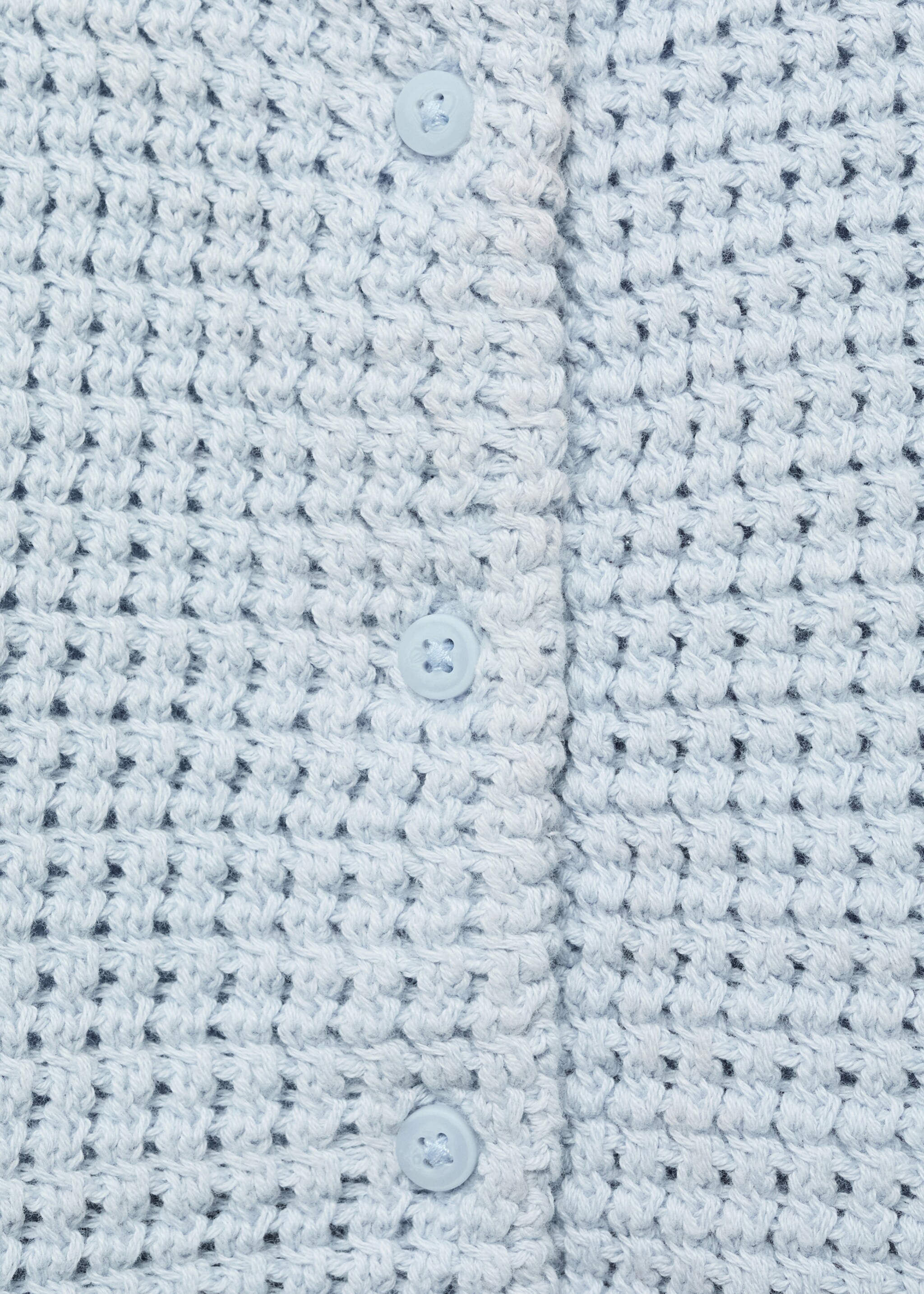Buttoned knit top - Details of the article 0