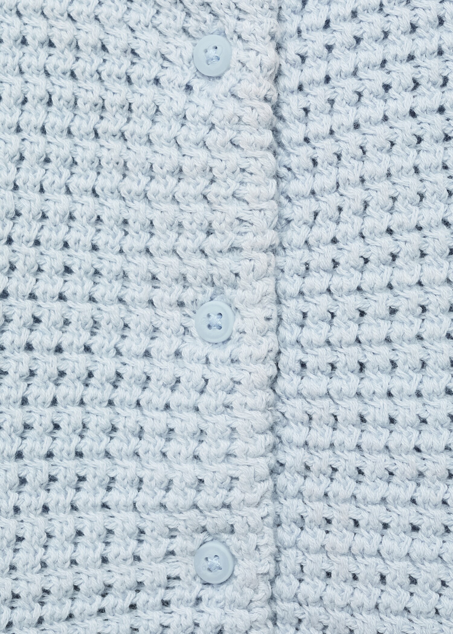 Buttoned knit top - Details of the article 0