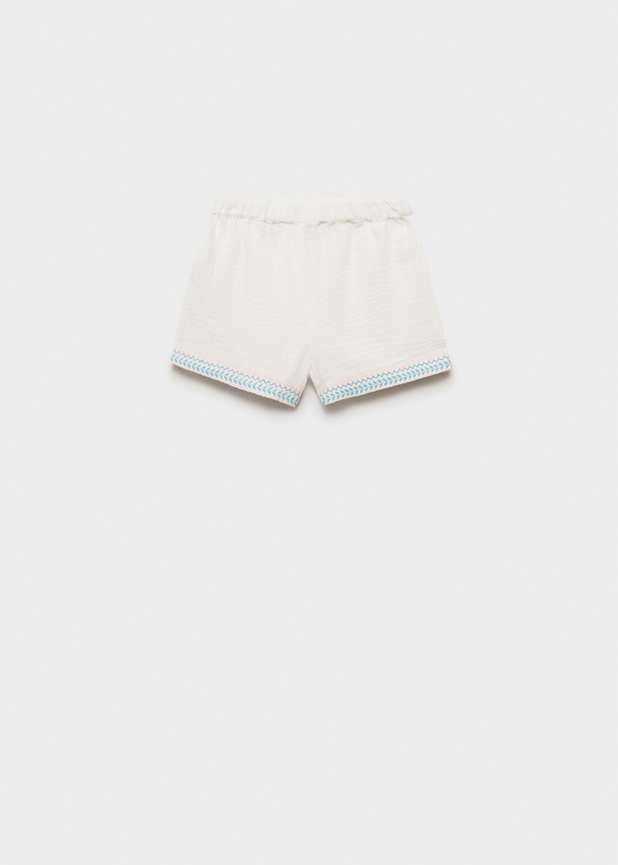 Bambula embroidered shorts - Article without model