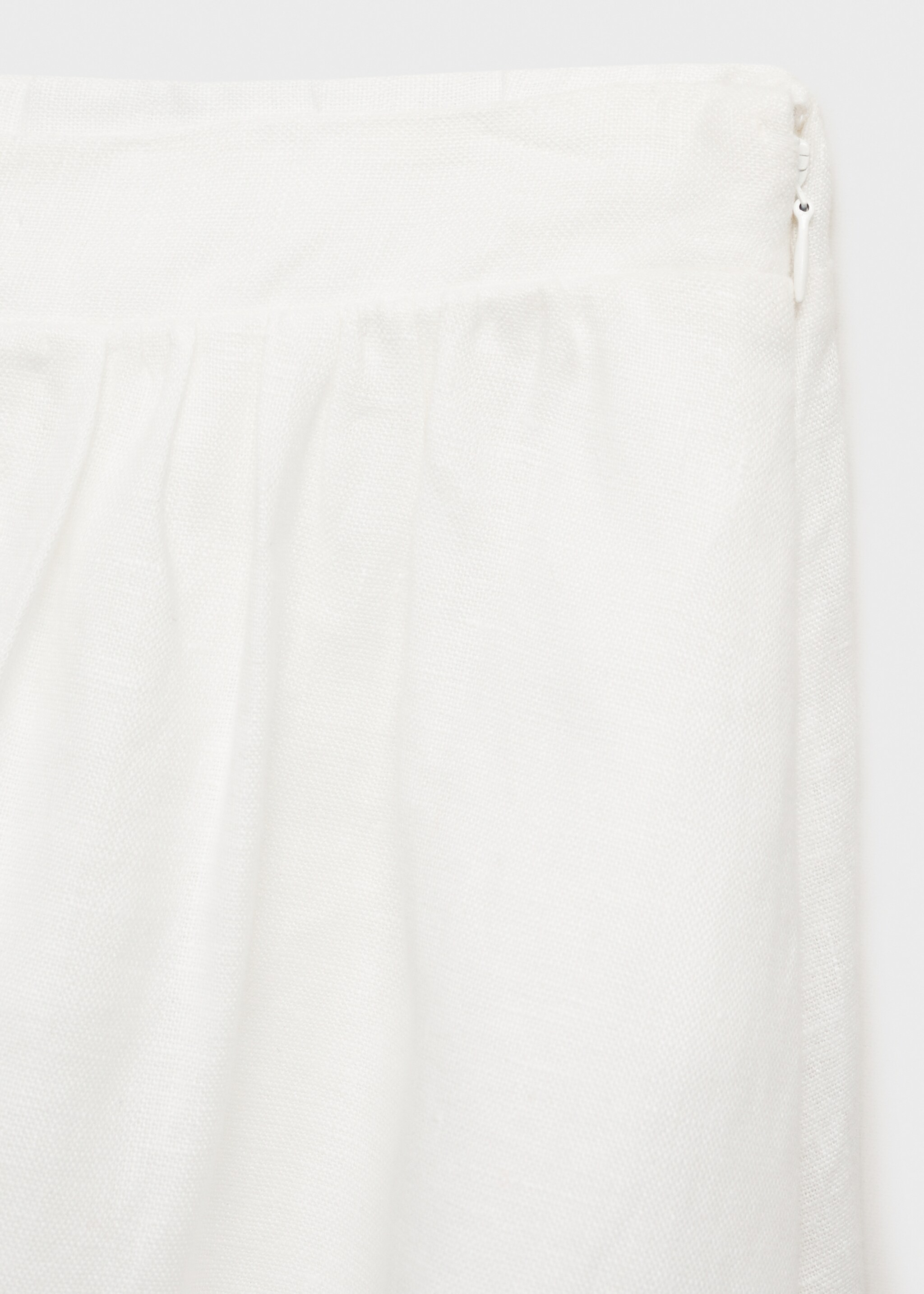 Flared linen skirt - Details of the article 8