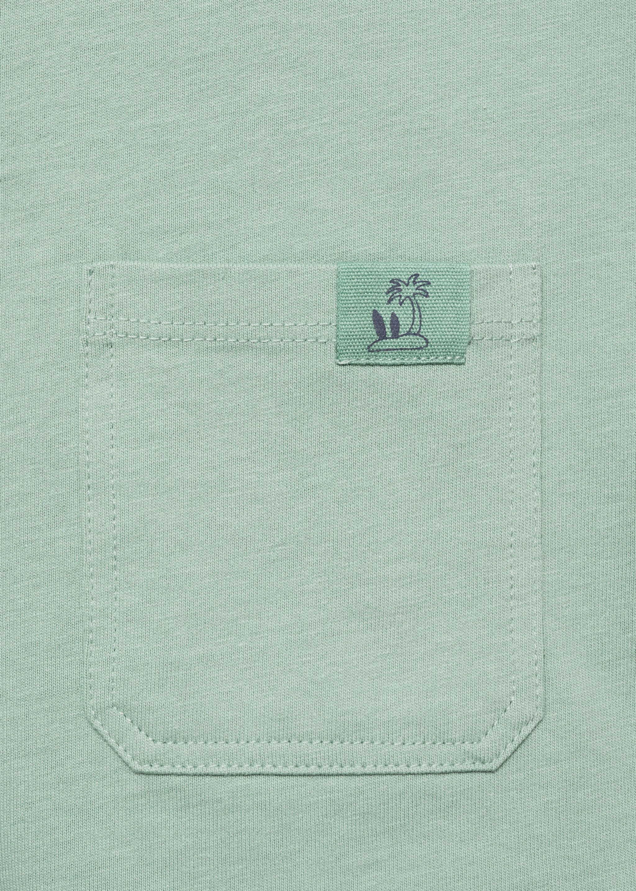 Kurze Latzhose aus Baumwolle - Detail des Artikels 0