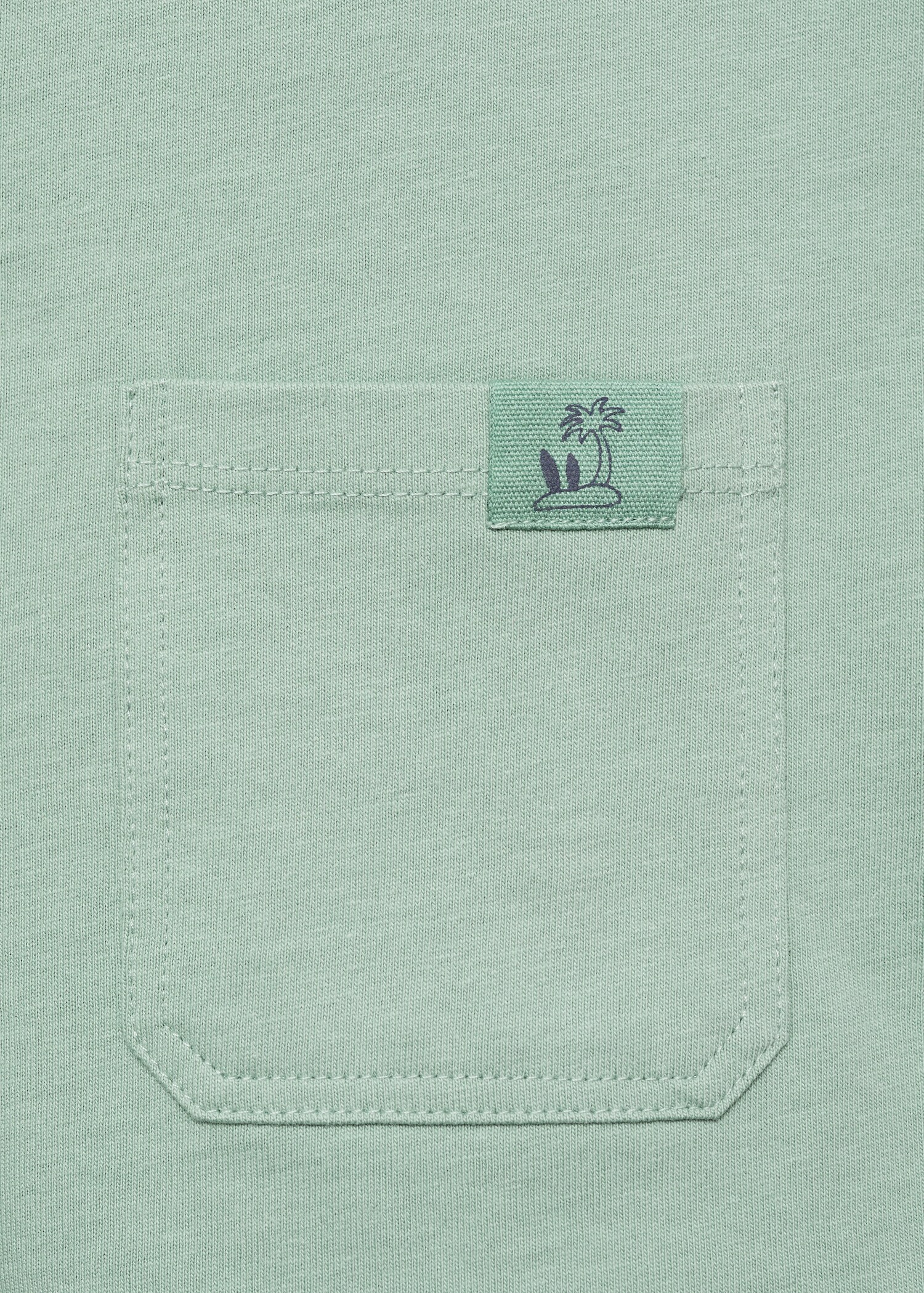 Short cotton dungarees - Details of the article 0