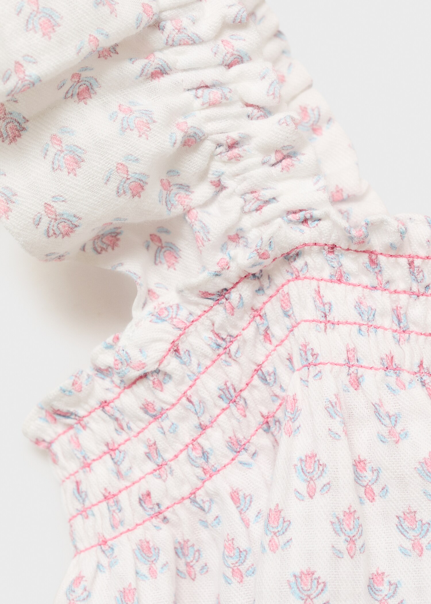 Ruffled embroidered blouse - Details of the article 8