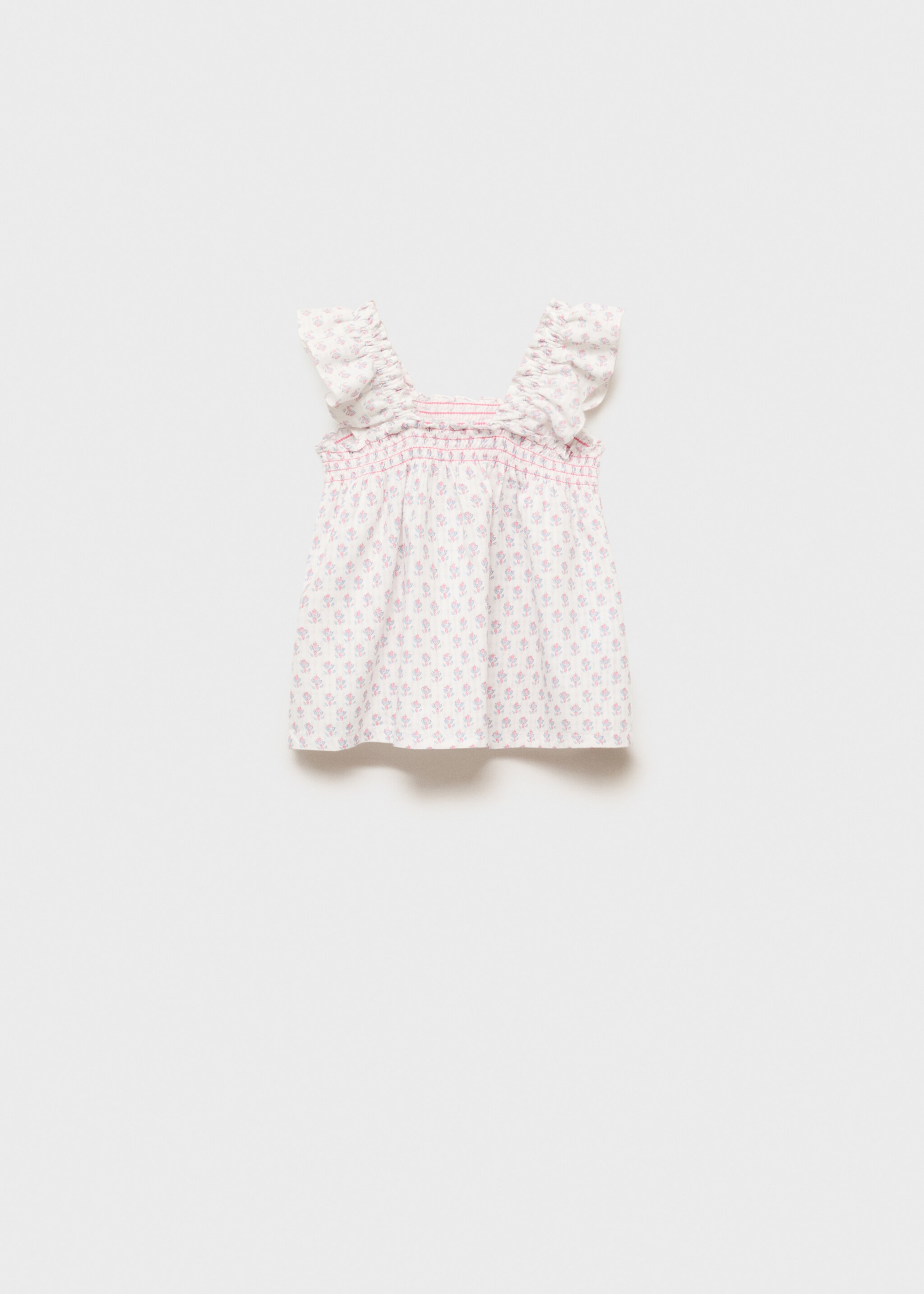 Blusa bordada volantes - Reverso del artículo