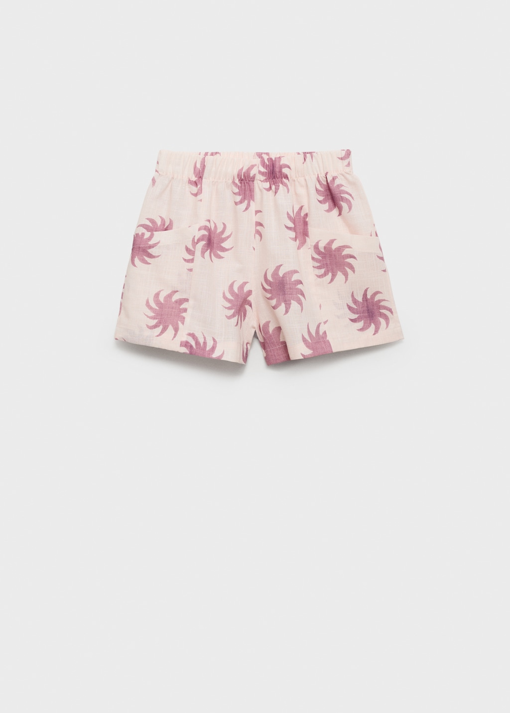 Printed cotton shorts