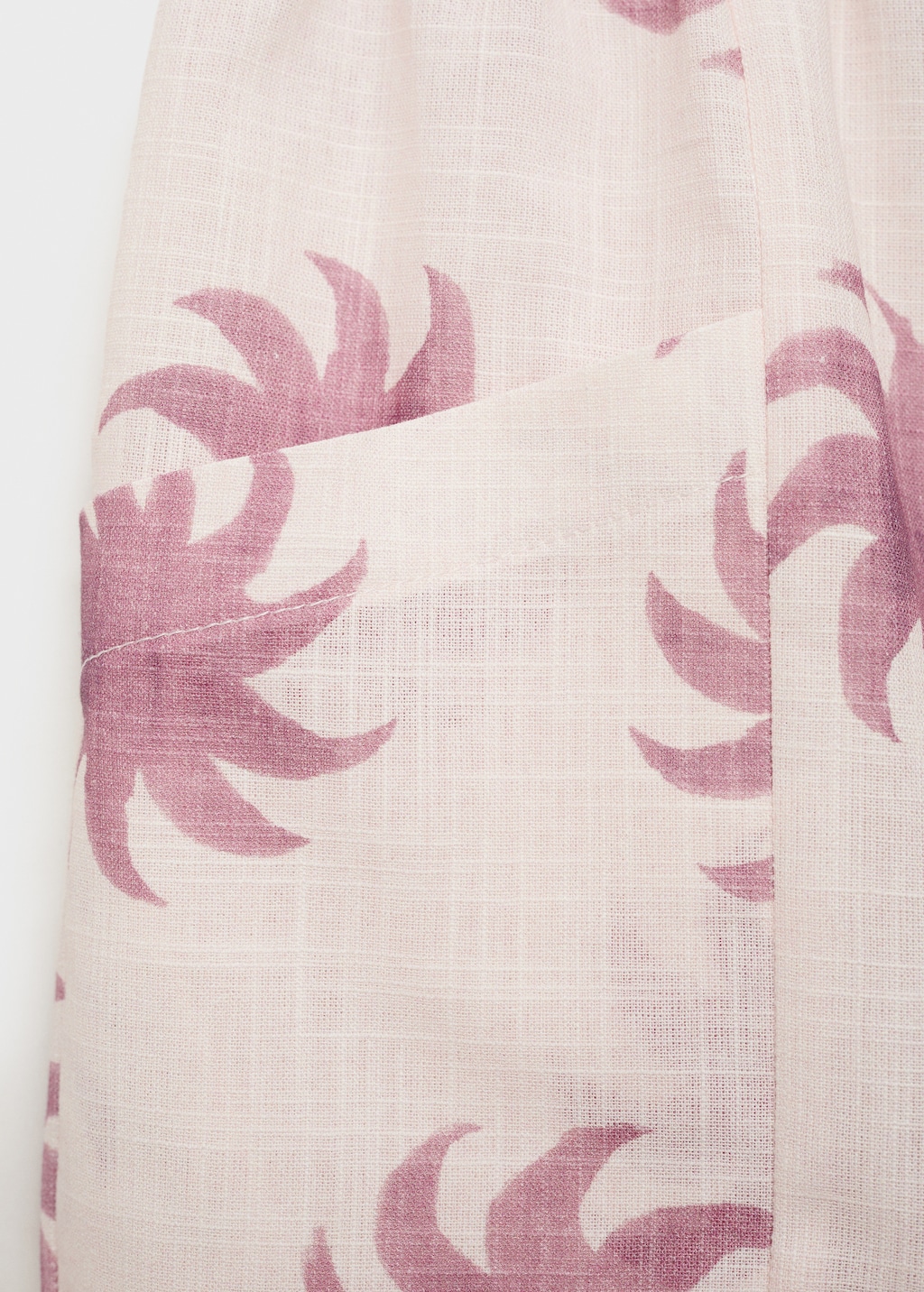 Printed cotton shorts