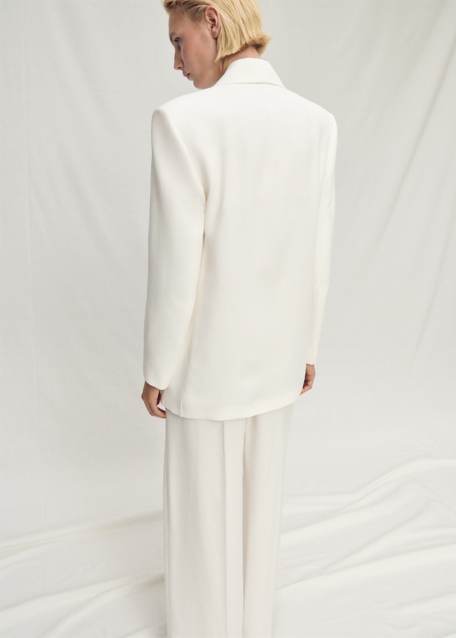 Blazer costume lyocell croisé - Verso de l’article