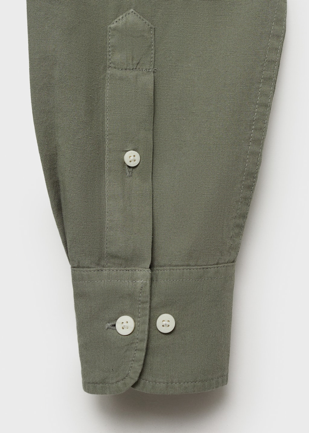 Cookieさま専用 LINEN WASH CACHE シャツ Linen shirt with bowling collar and pocket - Men | MANGO