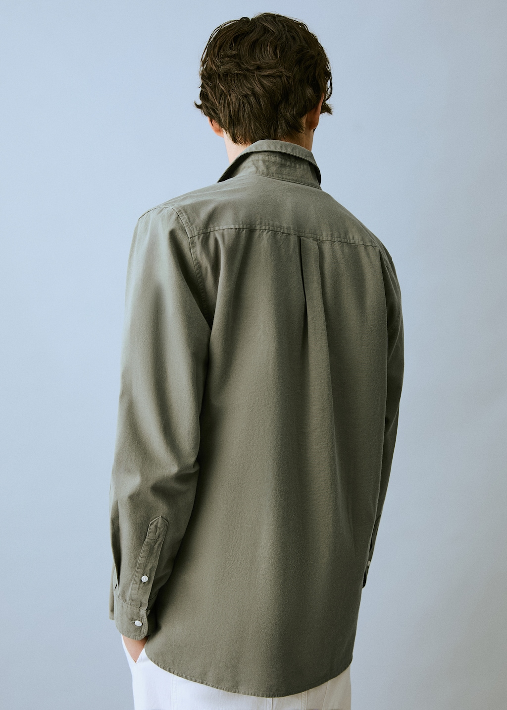 Linen oxford shirt - Teen | MANGO USA