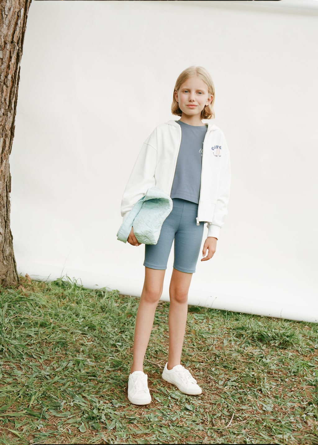 Ribbed short leggings - Kids | MANGO USA
