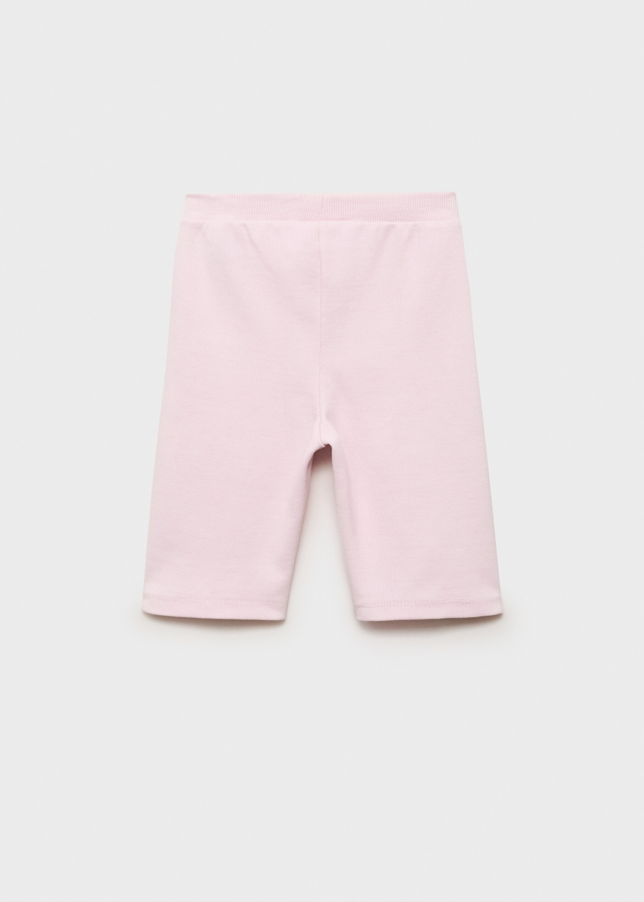 Leggings cortos canalé - Reverso del artículo