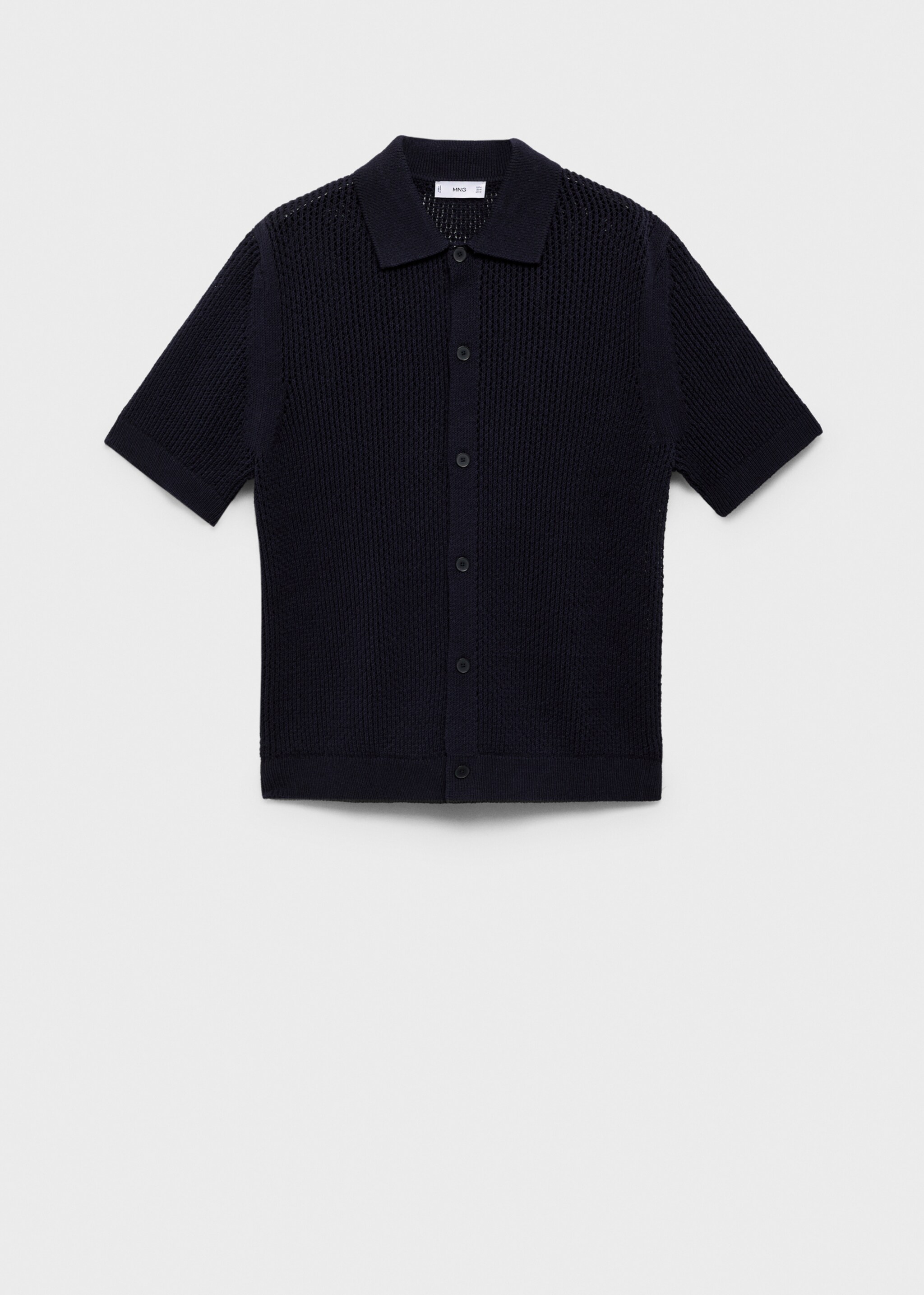 Chemise coton maille ajourée - Article sans modèle