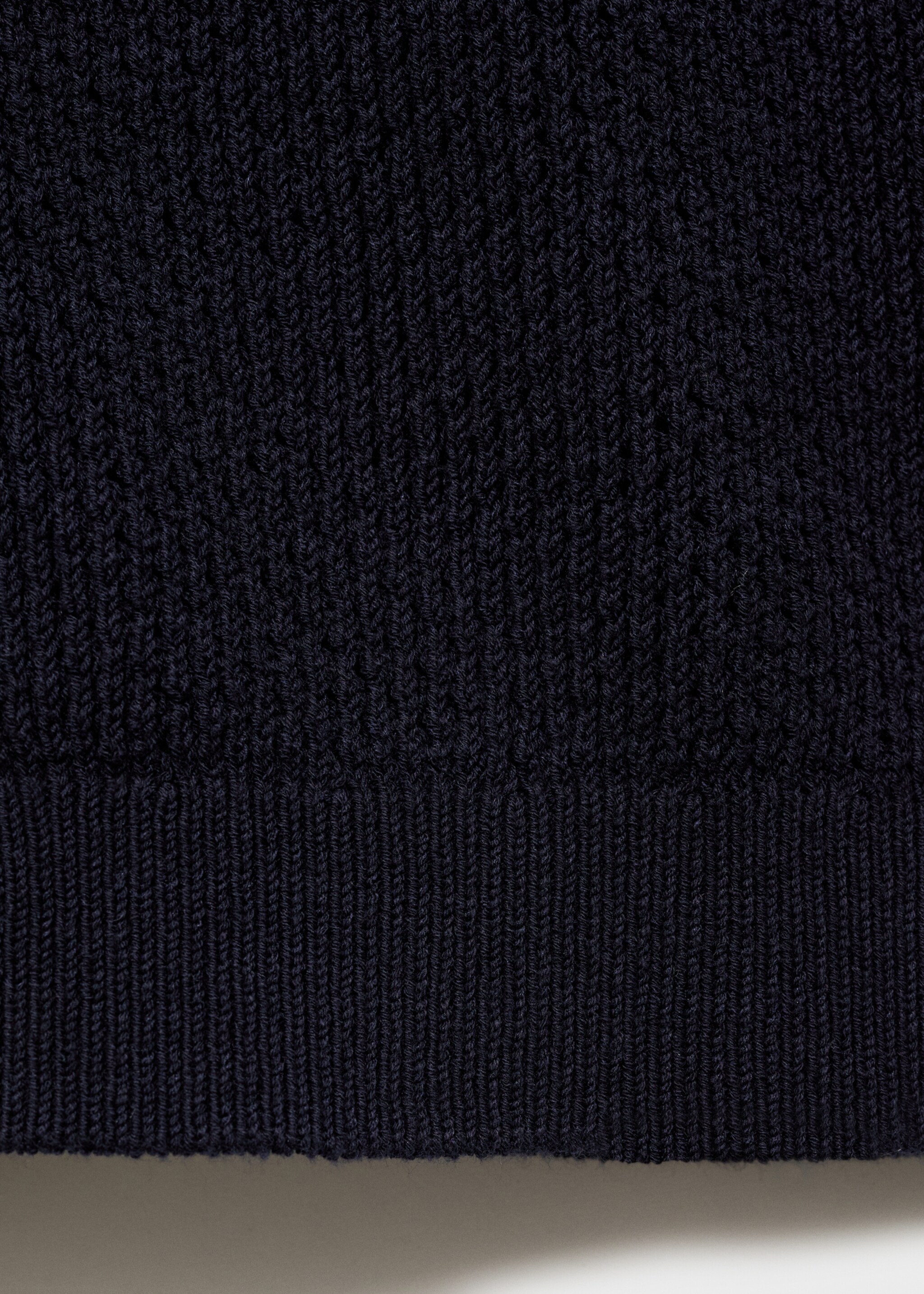 Chemise coton maille ajourée - Détail de l'article 0