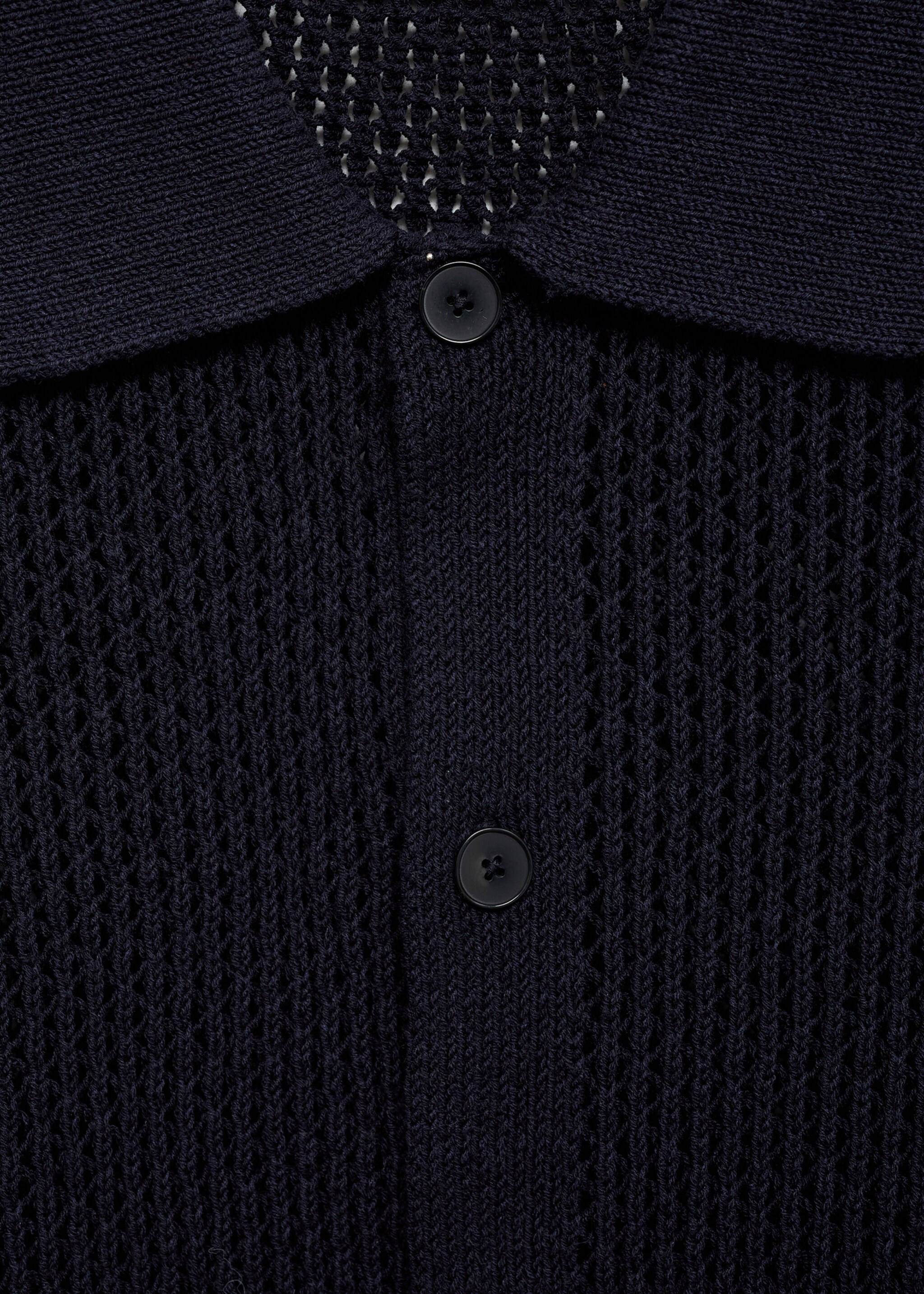 Chemise coton maille ajourée - Détail de l'article 8