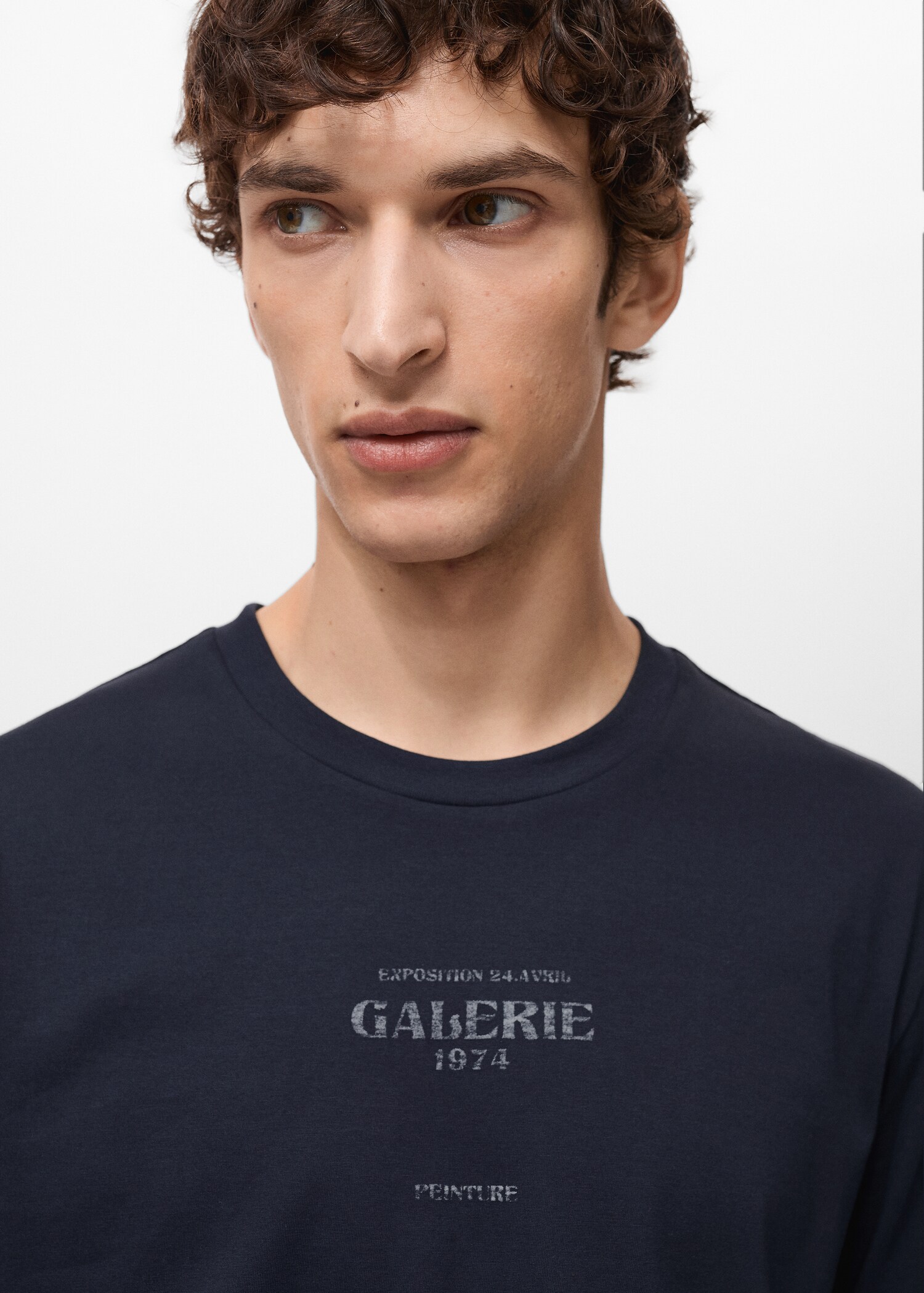 Short-sleeved printed t-shirt - Details of the article 1