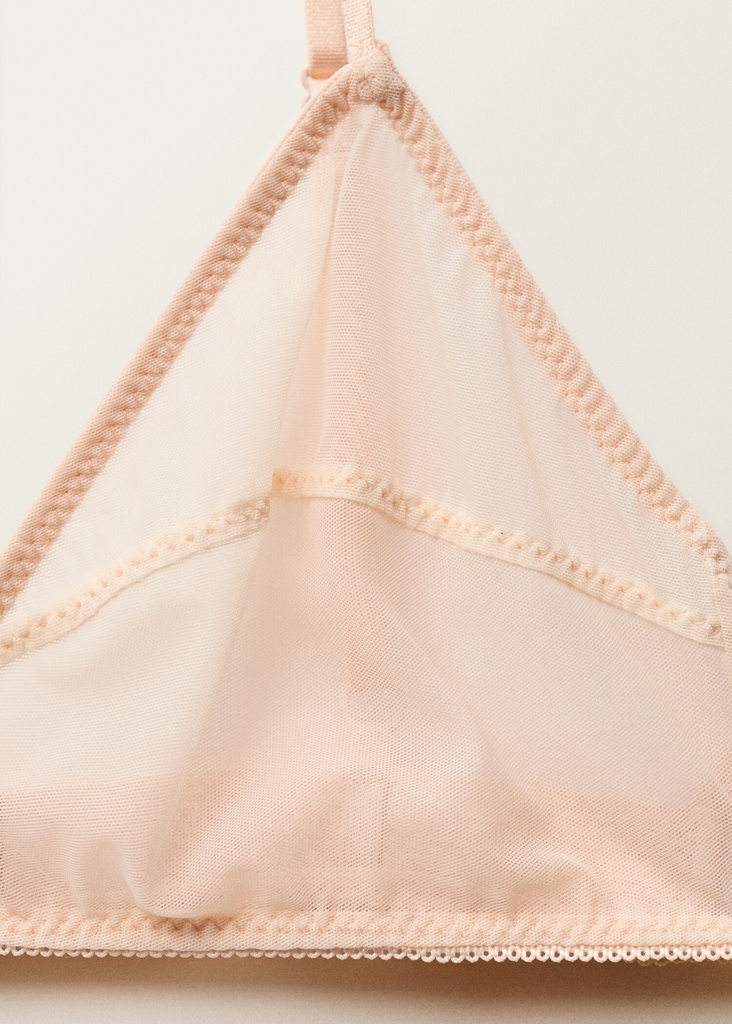 Semi-transparent bra with seam detail - Details of the article 8