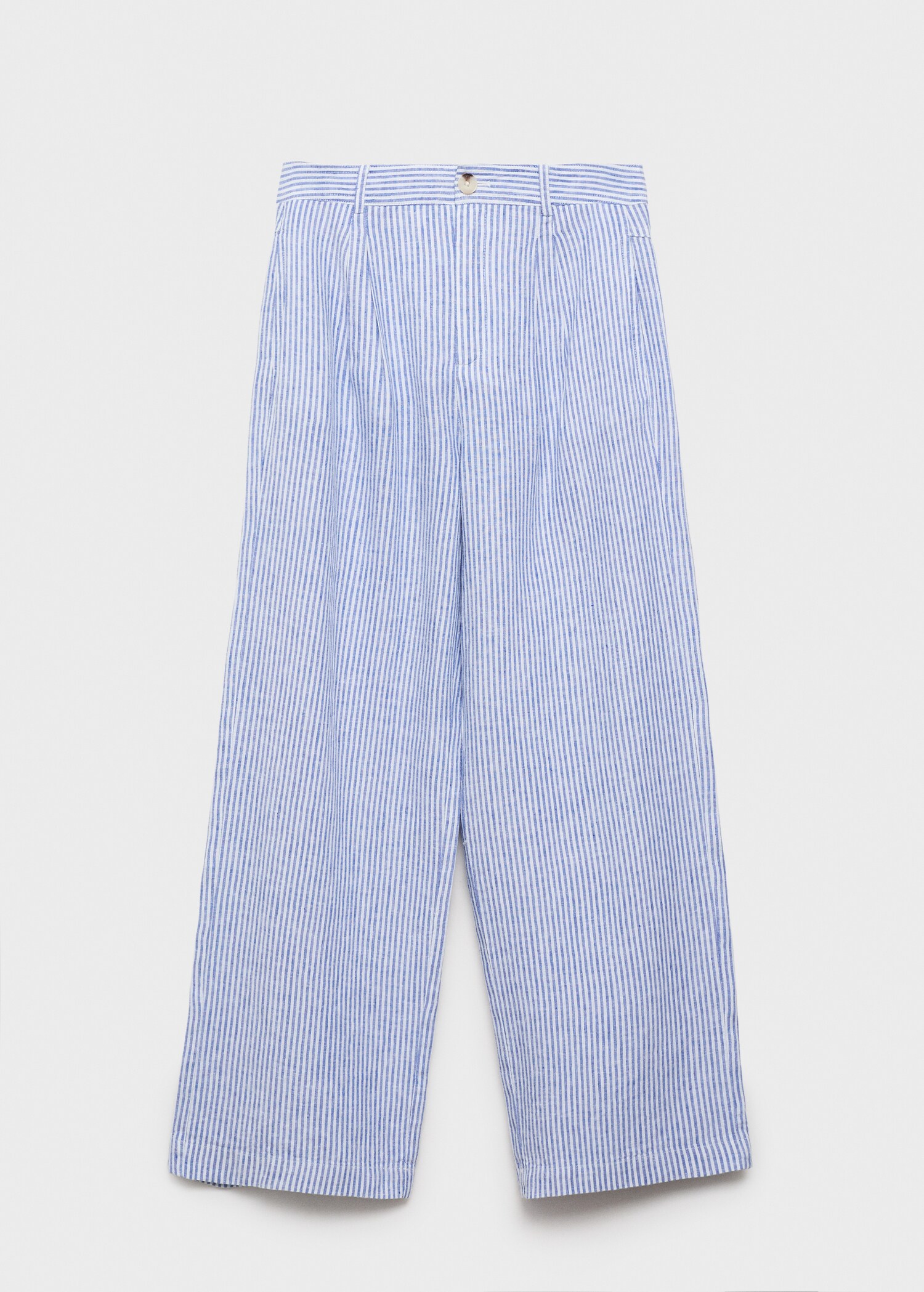 Pantalon lin à rayures - Article sans modèle