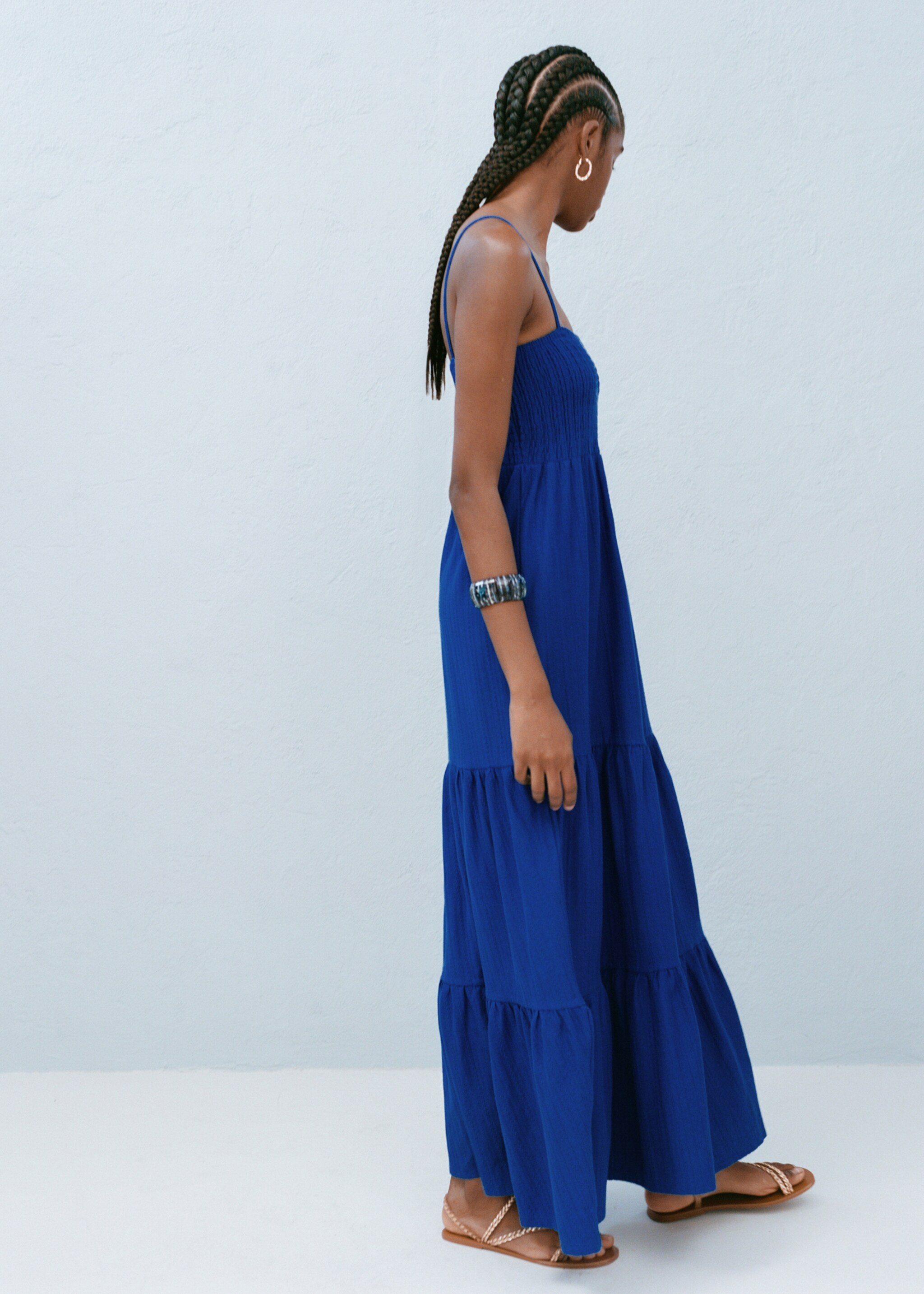 Ruched tiered dress - Details of the article 5