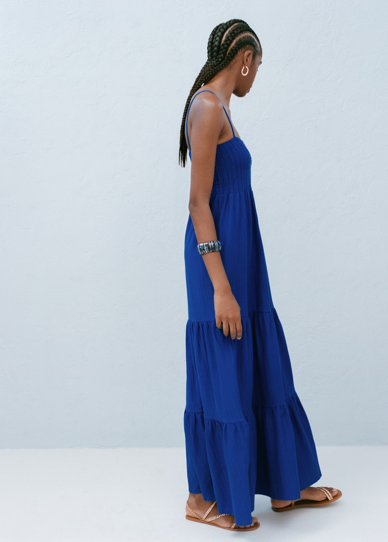 Ruched tiered dress - Details of the article 5