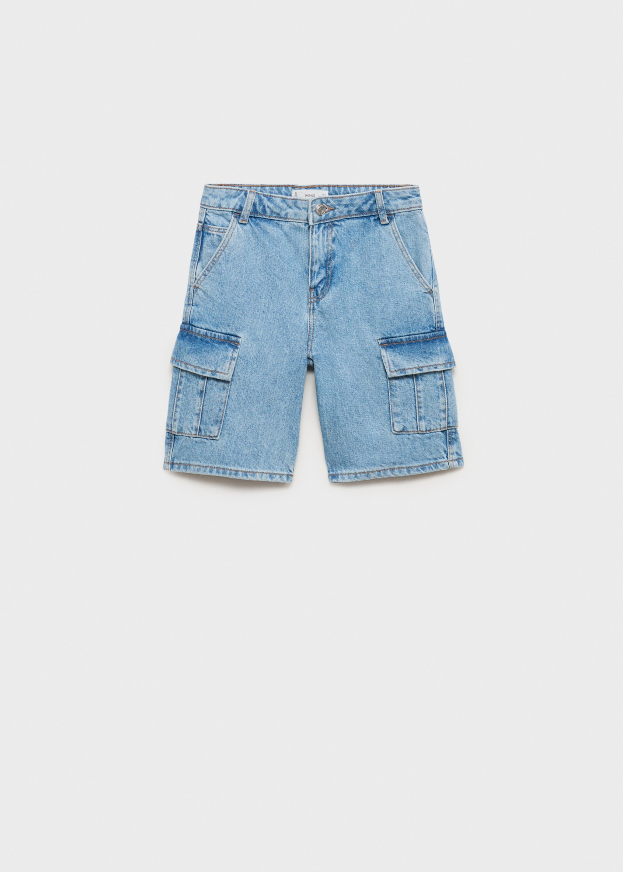 Denim cargo shorts - Article without model