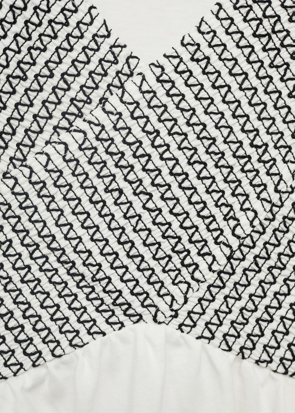 Embroidered wrap dress