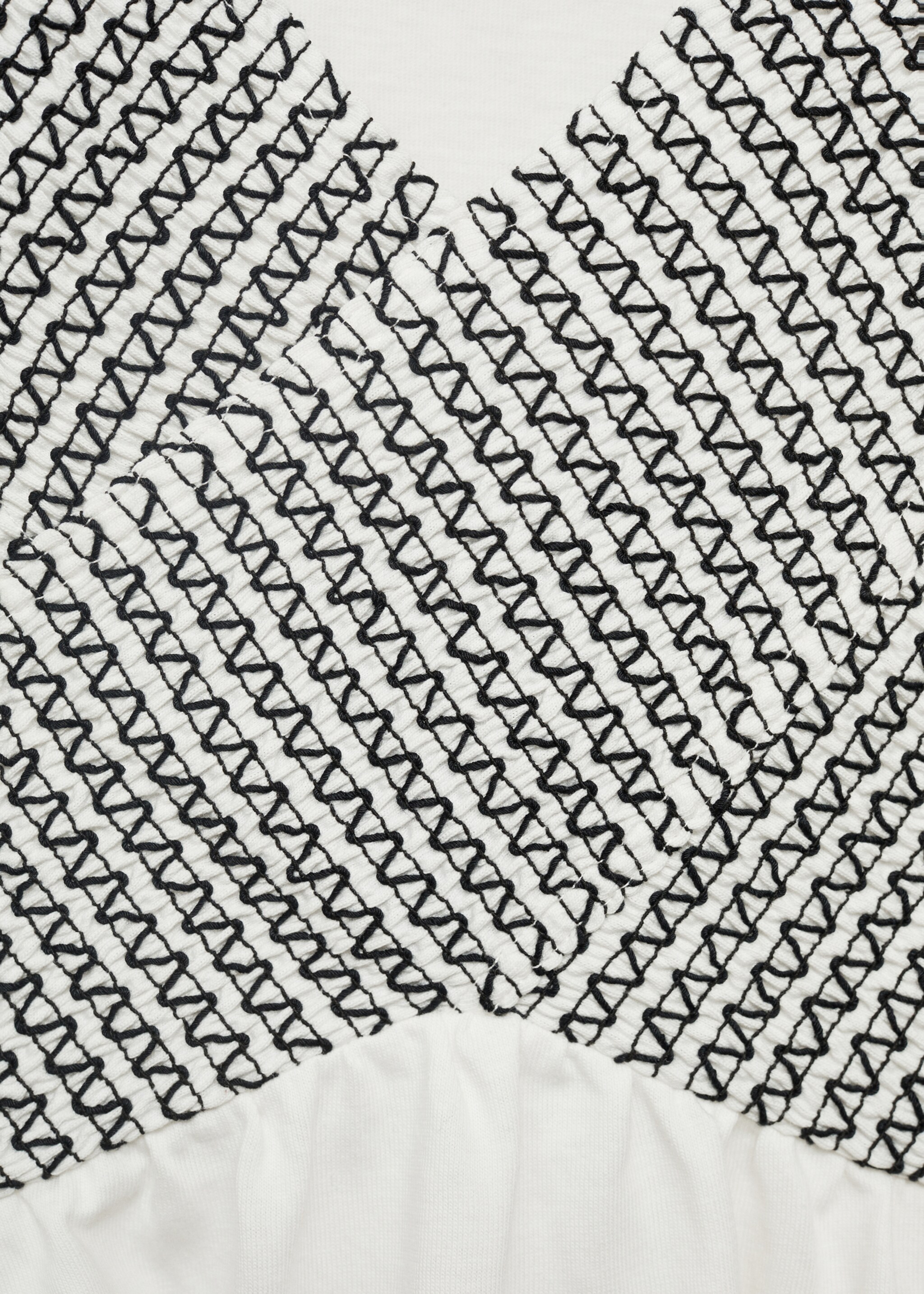 Embroidered wrap dress - Details of the article 8