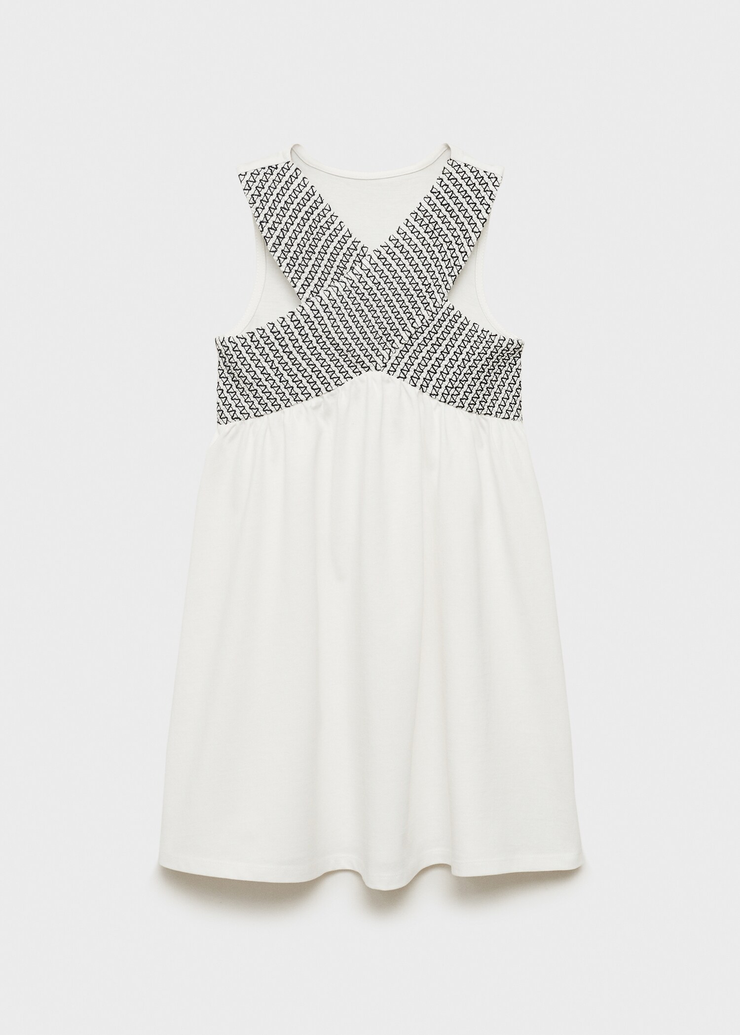 Embroidered wrap dress - Reverse of the article